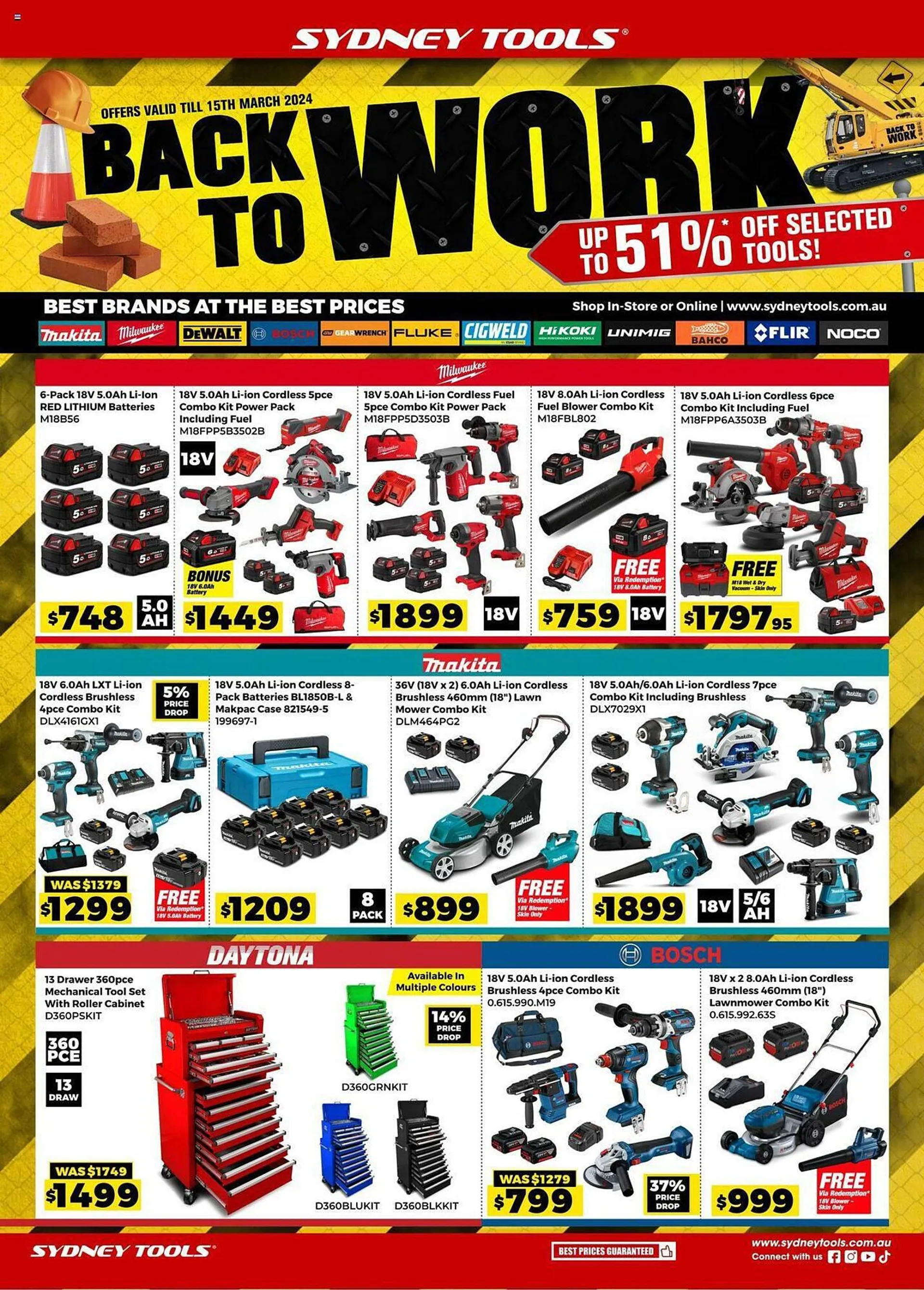 Sydney Tools catalogue - Catalogue valid from 5 February to 15 March 2024 - page 