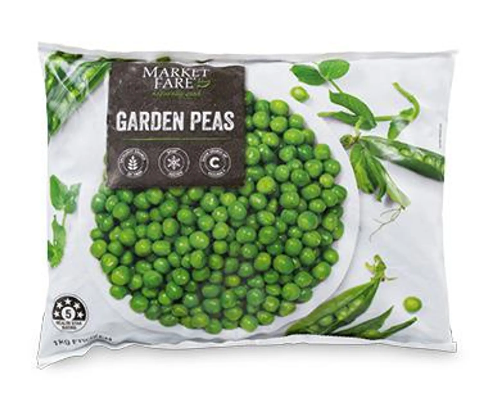 Market Fare Garden Frozen Peas 1kg