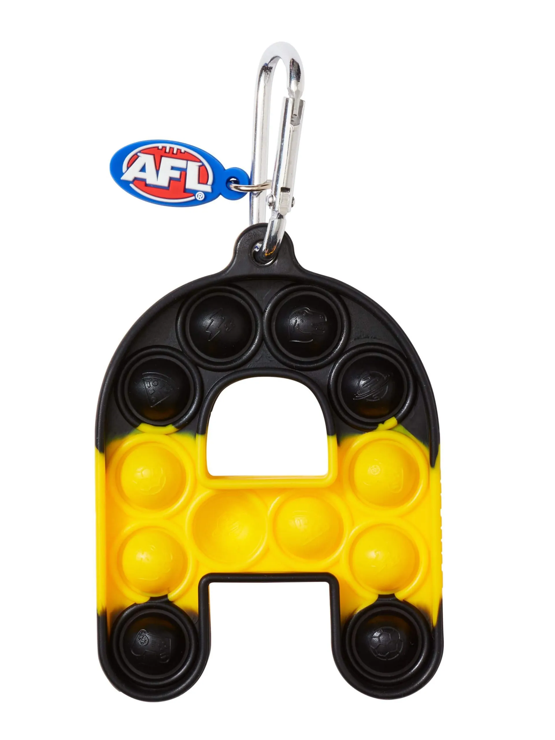 Afl Richmond Tigers Popem Popit Poppies Scented Alphabet Keyring