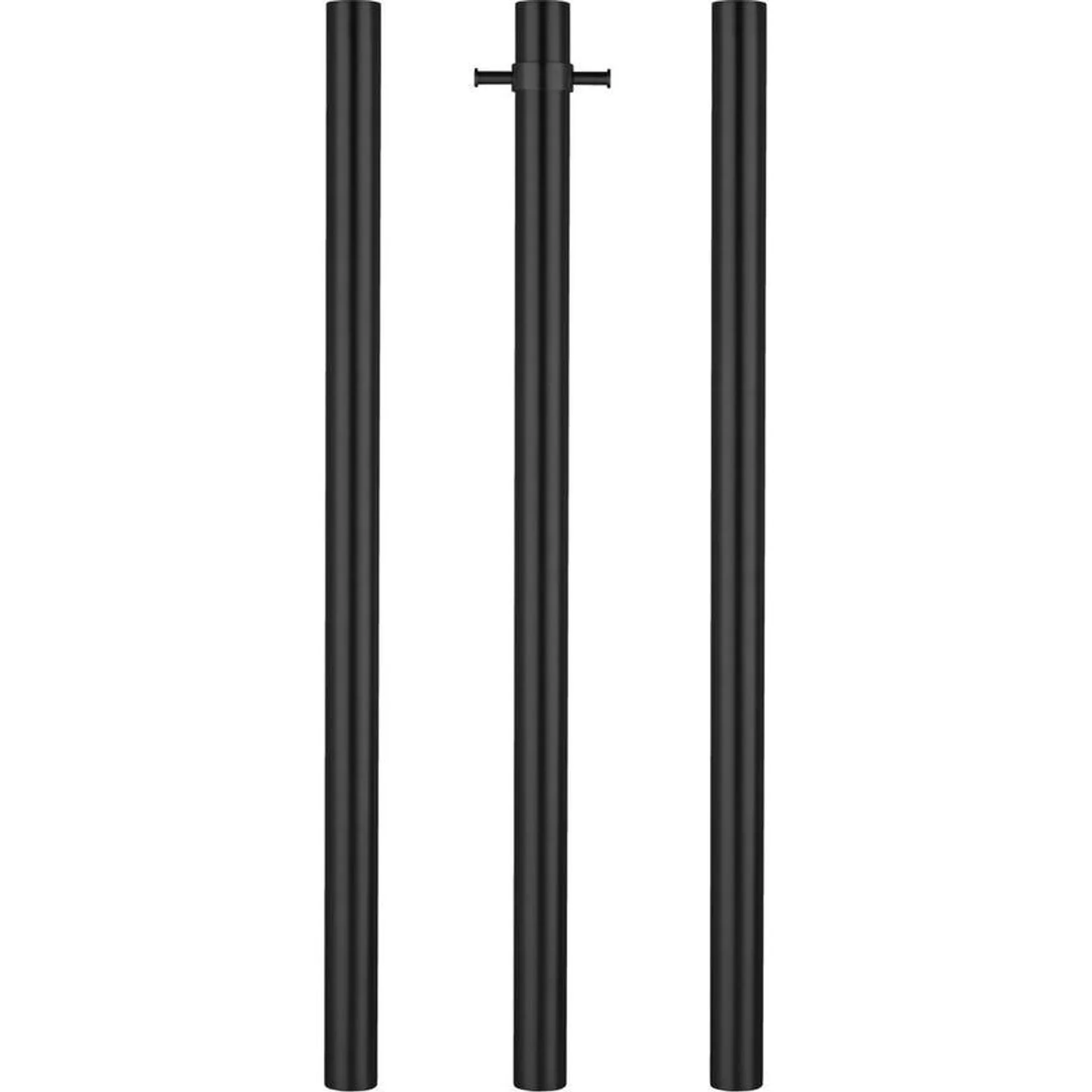 Innova HR3000VBK Trio Vertical Matte Black Heated Towel Rail