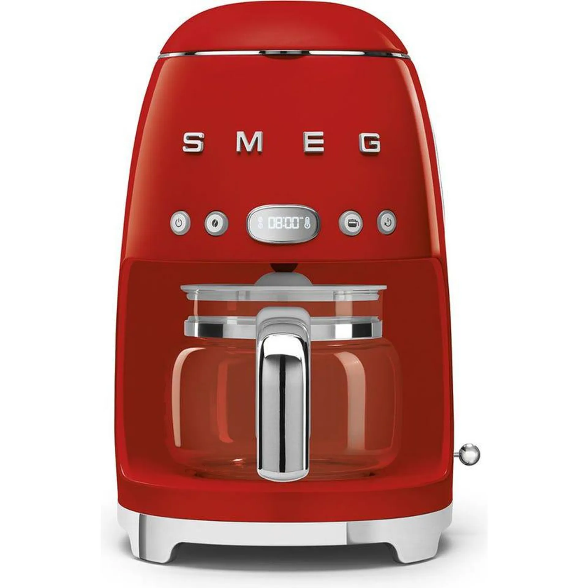 Smeg DCF02RDAU Red Freestanding Drip Filter Coffee Machine