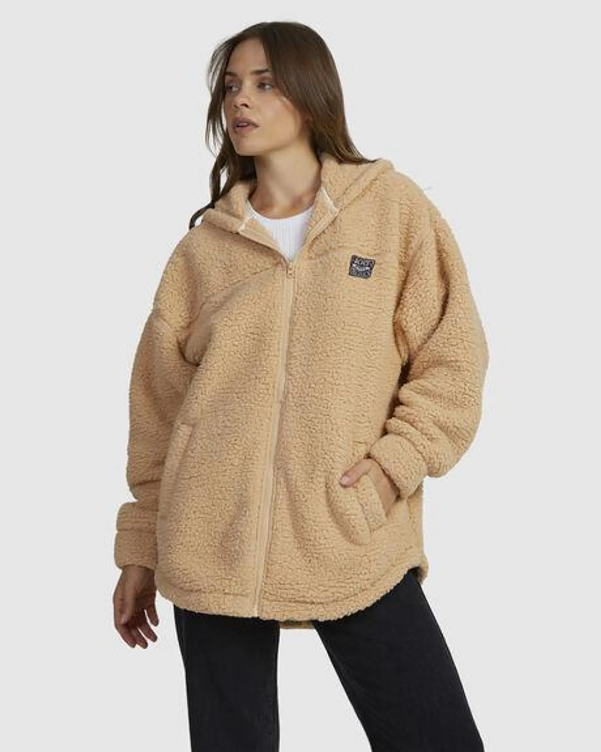 Weekend Plans - Full-Zip Hooded Fleece For Women