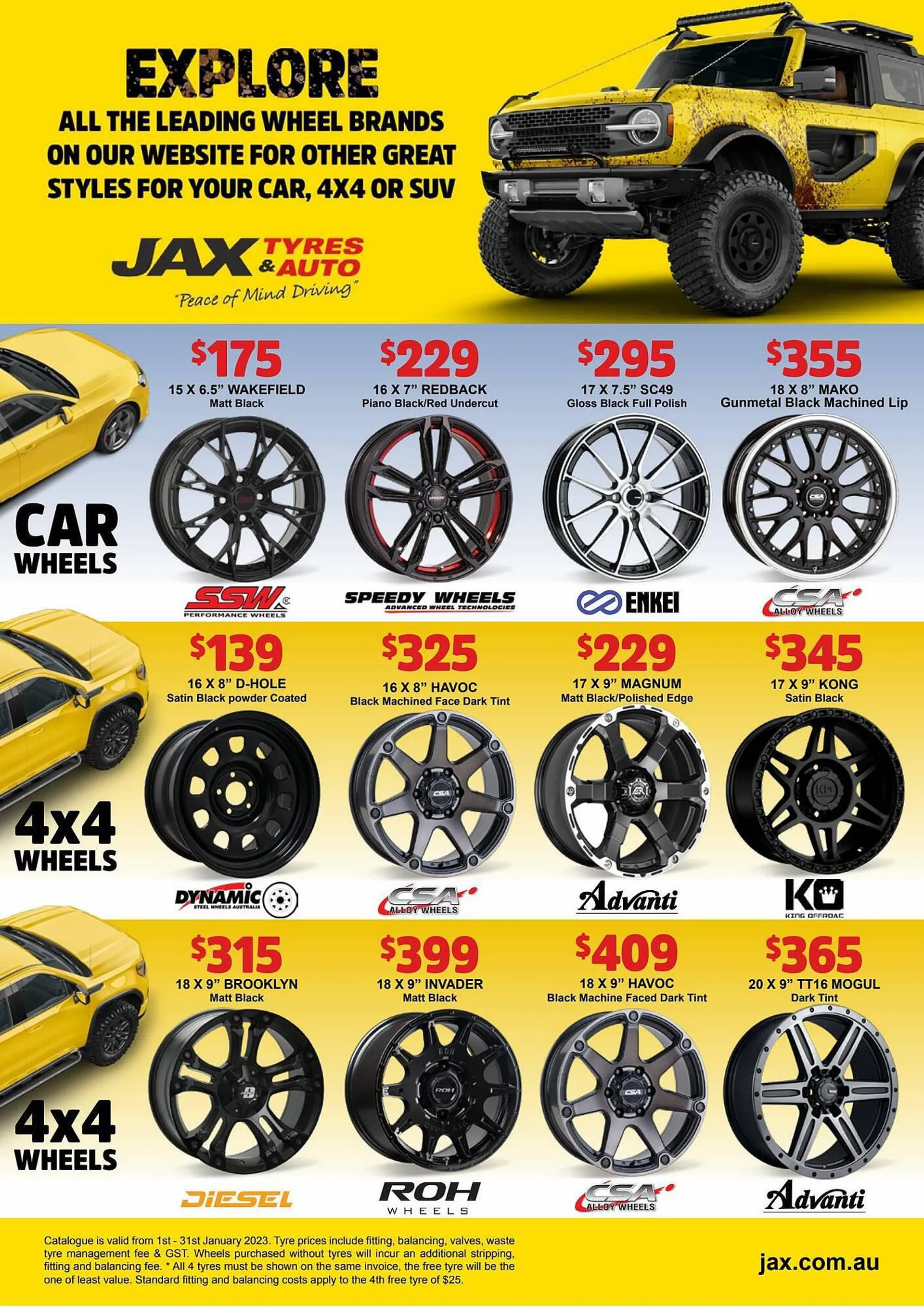 Jax Tyres catalogue - 8