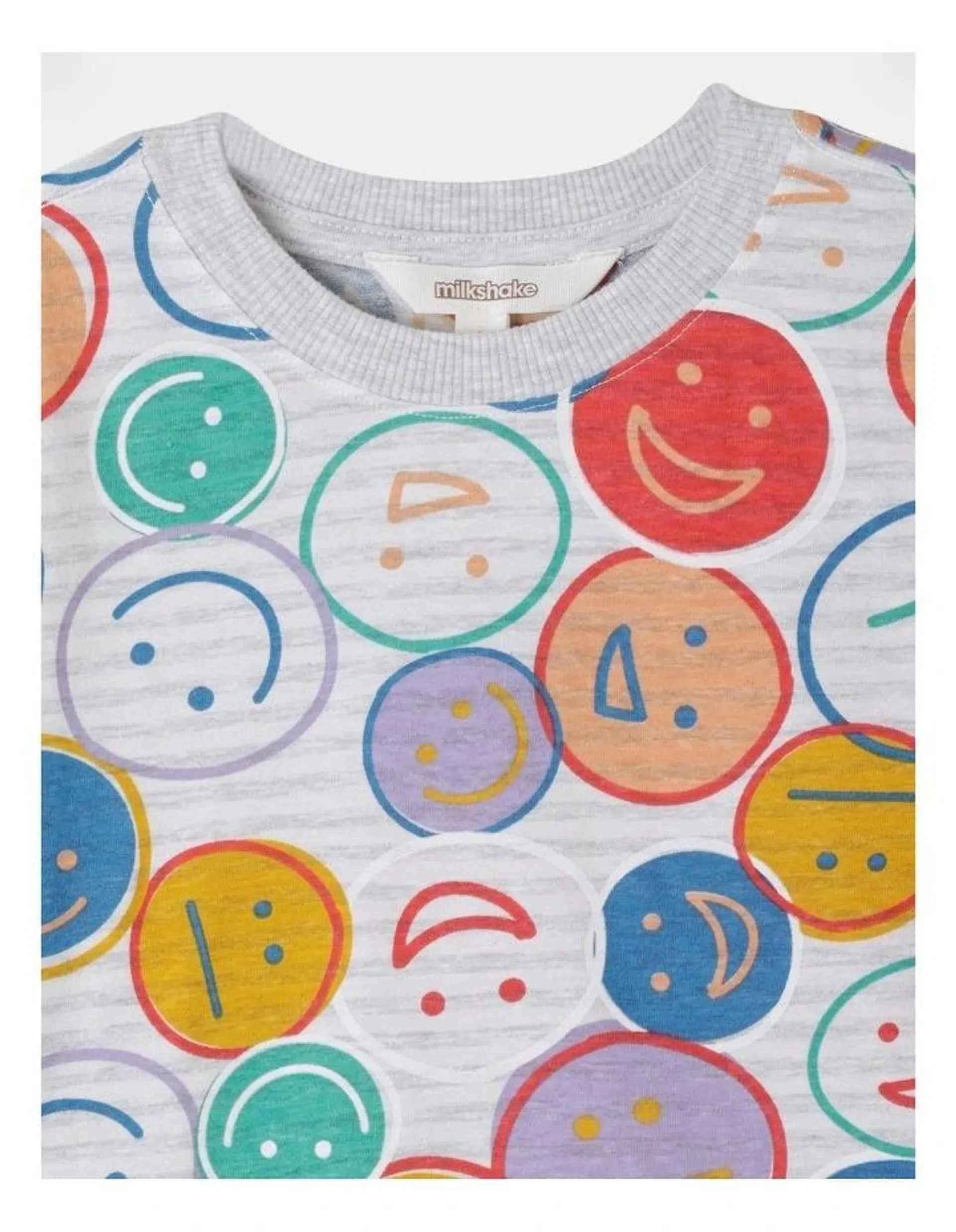 Printed T-Shirt in Rainbow