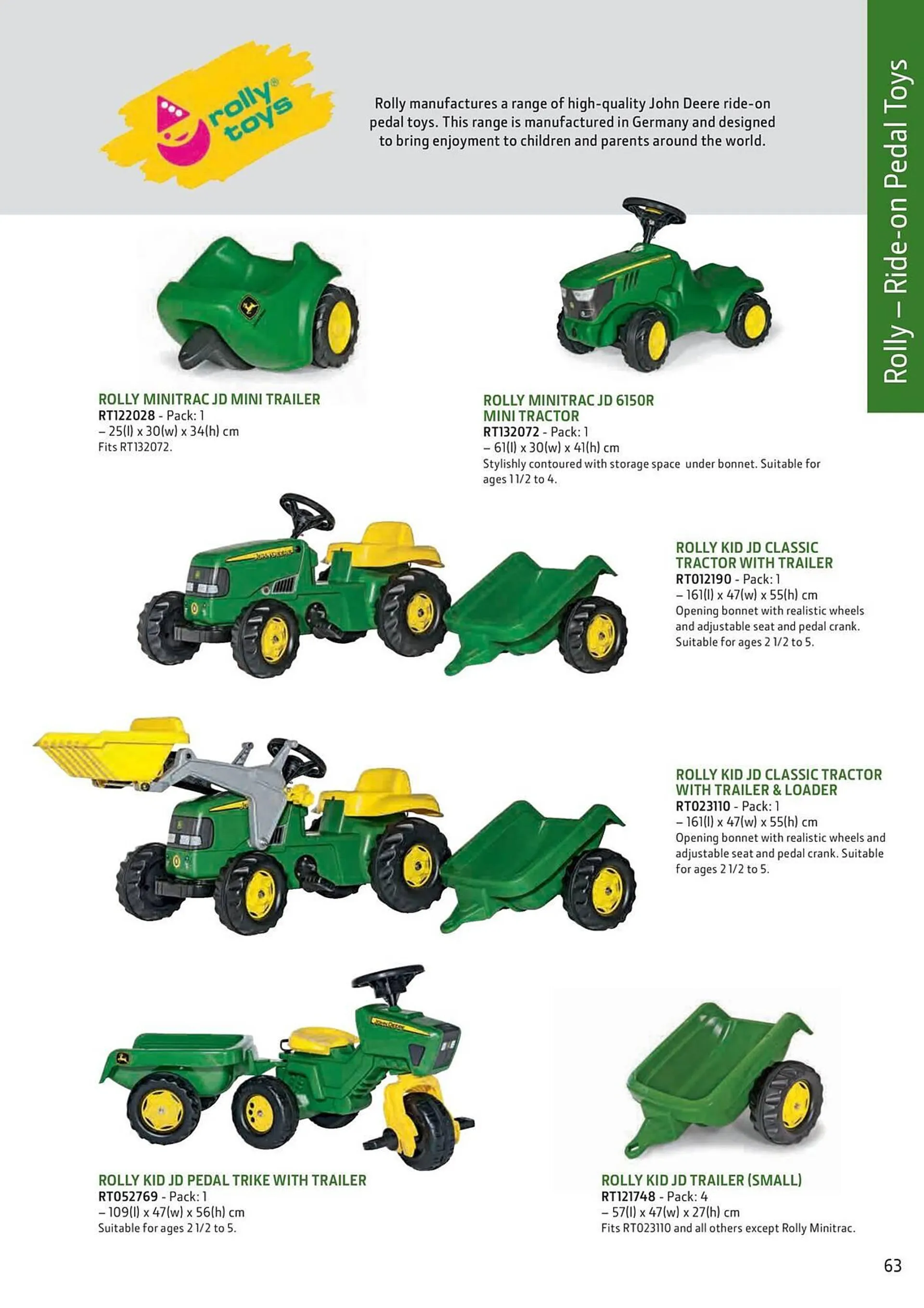 John Deere catalogue - Catalogue valid from 8 February to 31 December 2024 - page 63