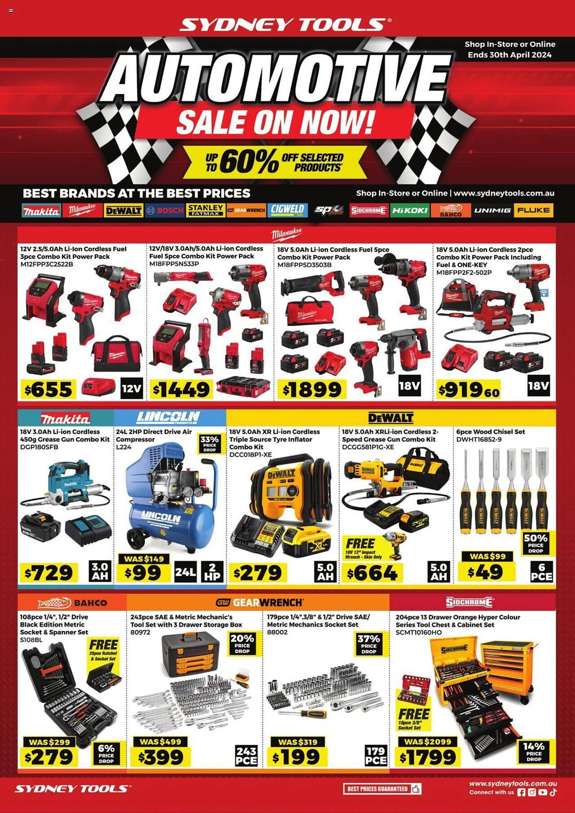 Sydney Tools catalogue - Catalogue valid from 21 March to 30 April 2024 - page 1