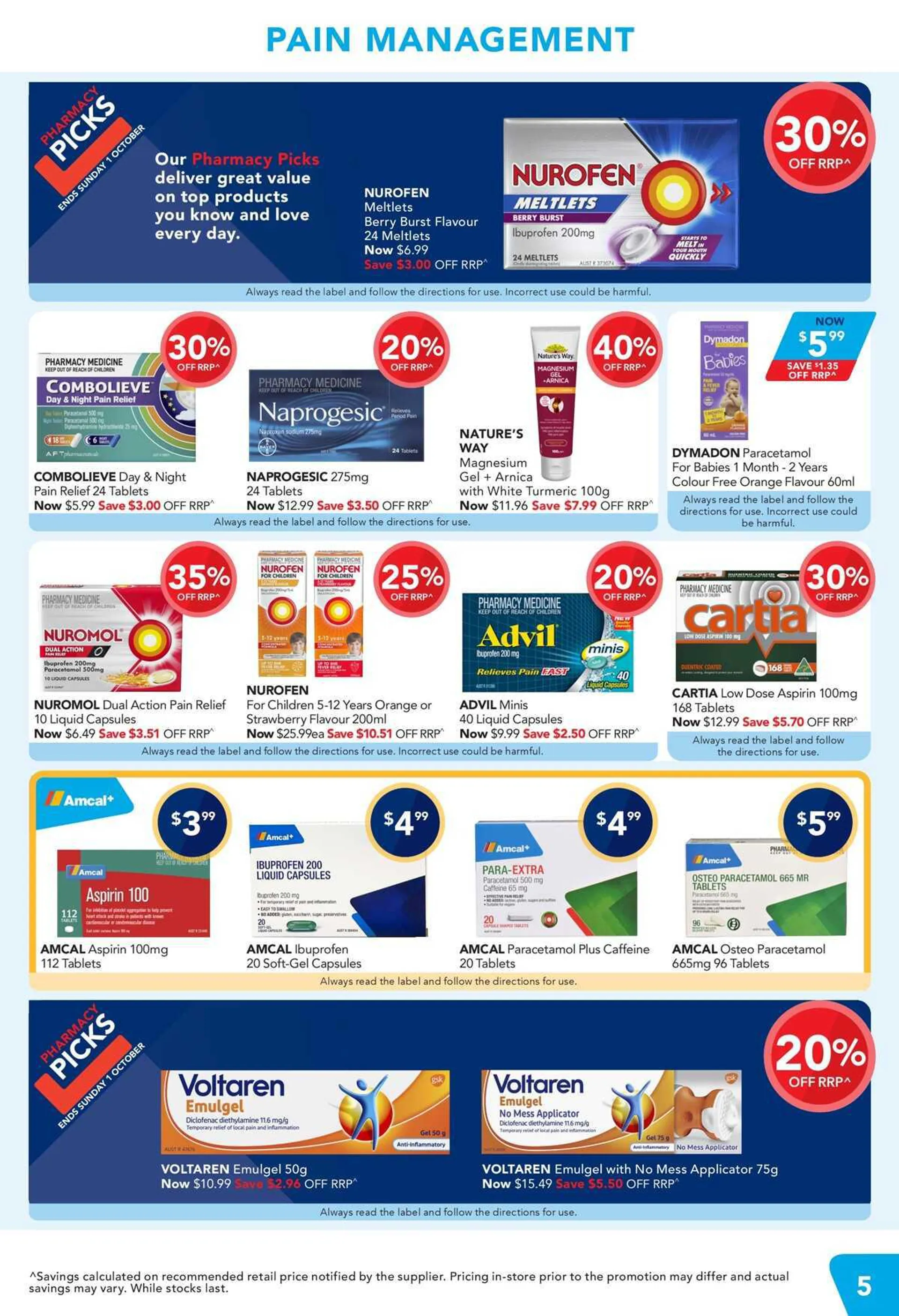 Amcal Catalogue - Catalogue valid from 31 August to 13 September 2023 - page 5