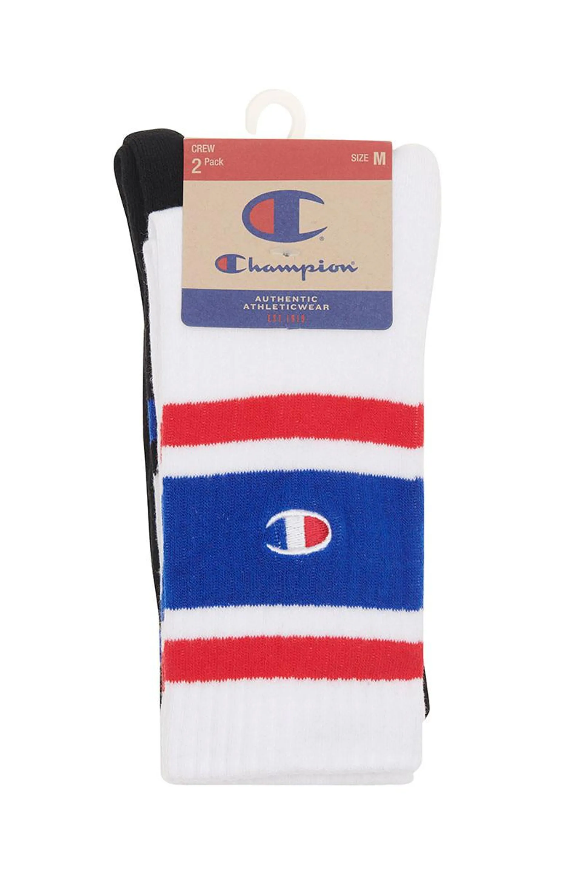 Lifestyle Stripe Crew Socks 2 Pack