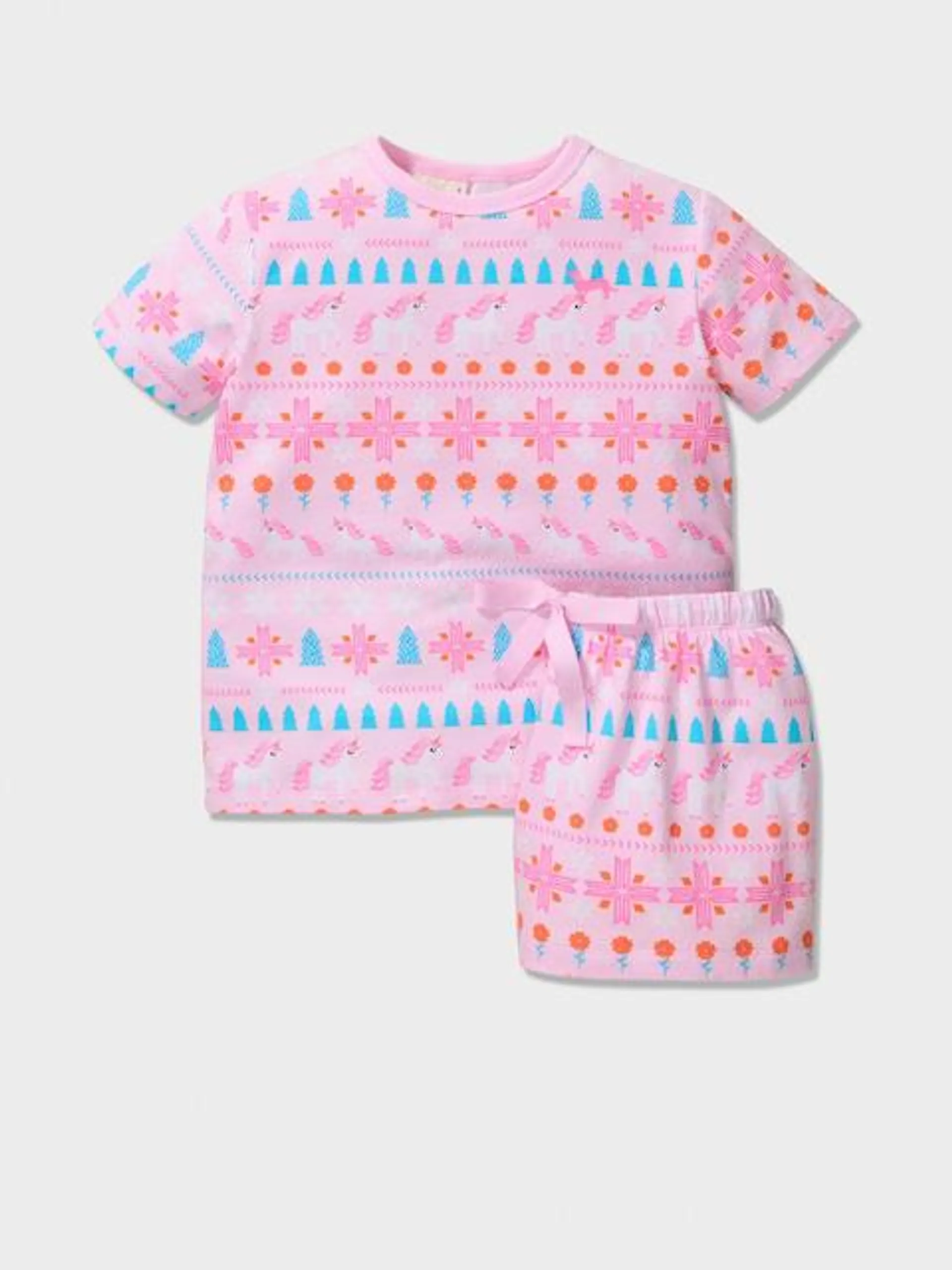 Jnr Girls Unicorn Pj Set