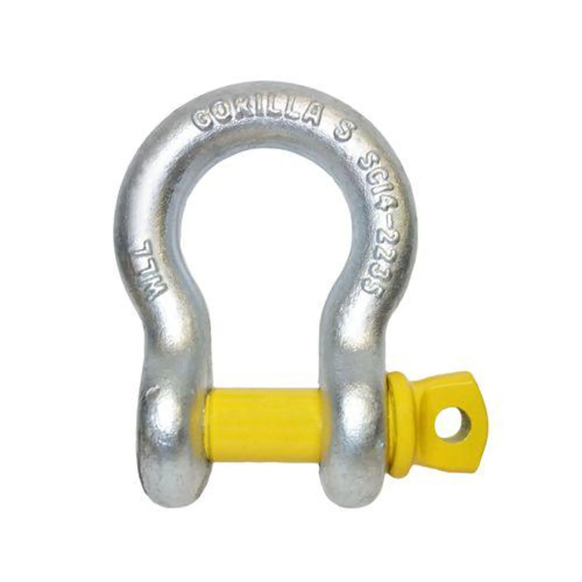 Gorilla 22mm 6.5T Grade S Lifting Bow Shackle