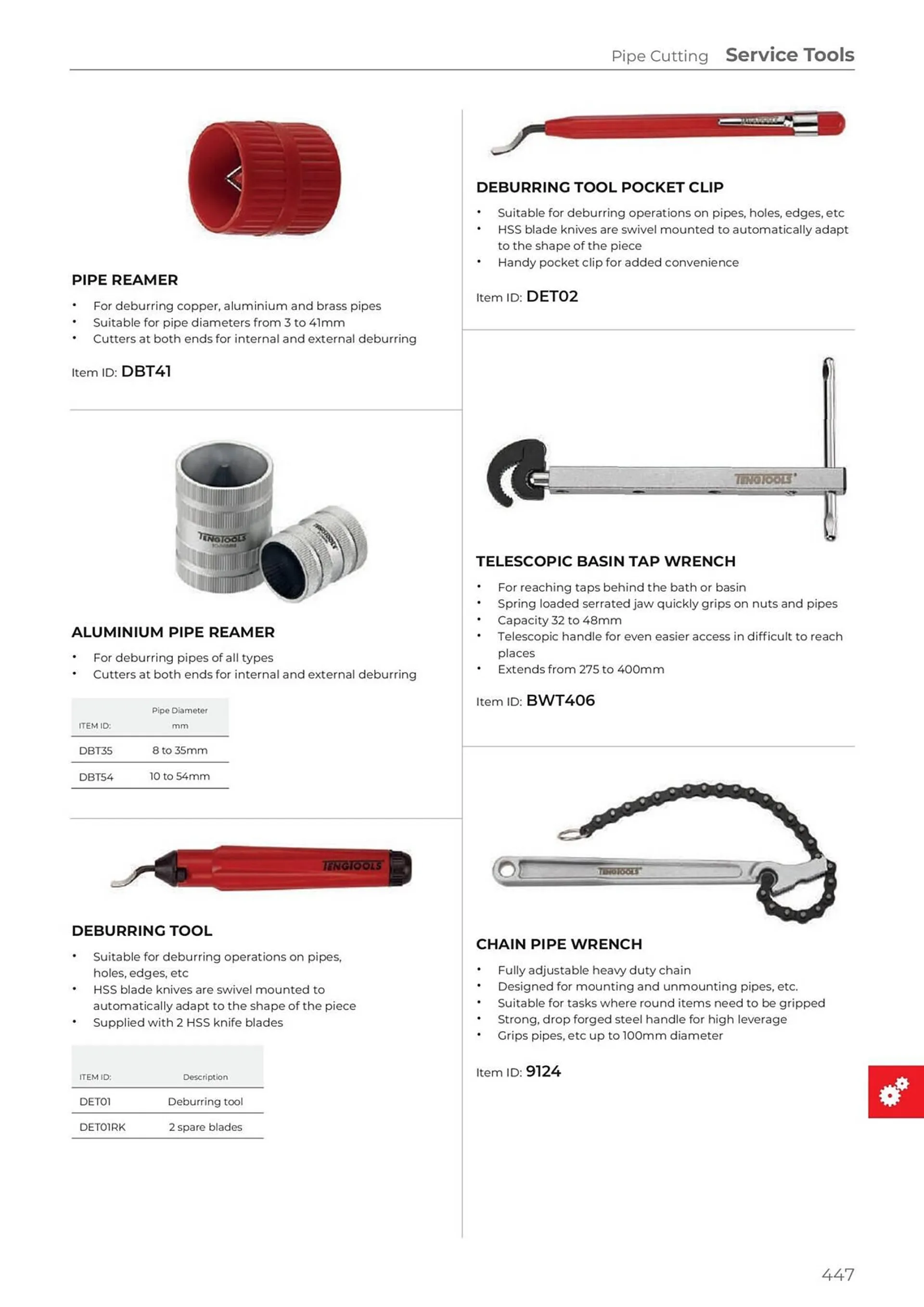 Teng Tools catalogue - Catalogue valid from 24 April to 31 December 2024 - page 448