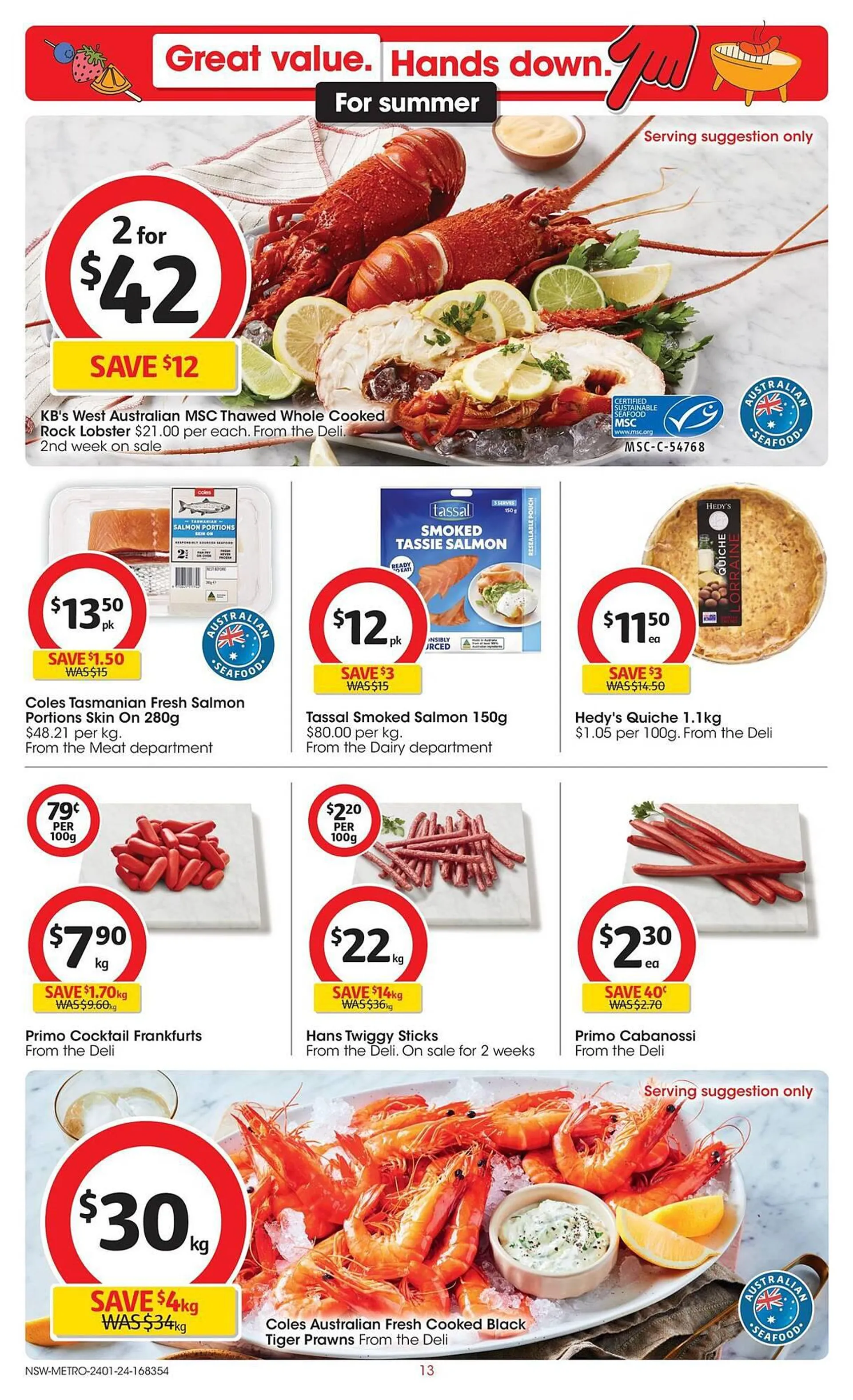 Coles catalogue - Catalogue valid from 24 January to 30 January 2024 - page 13