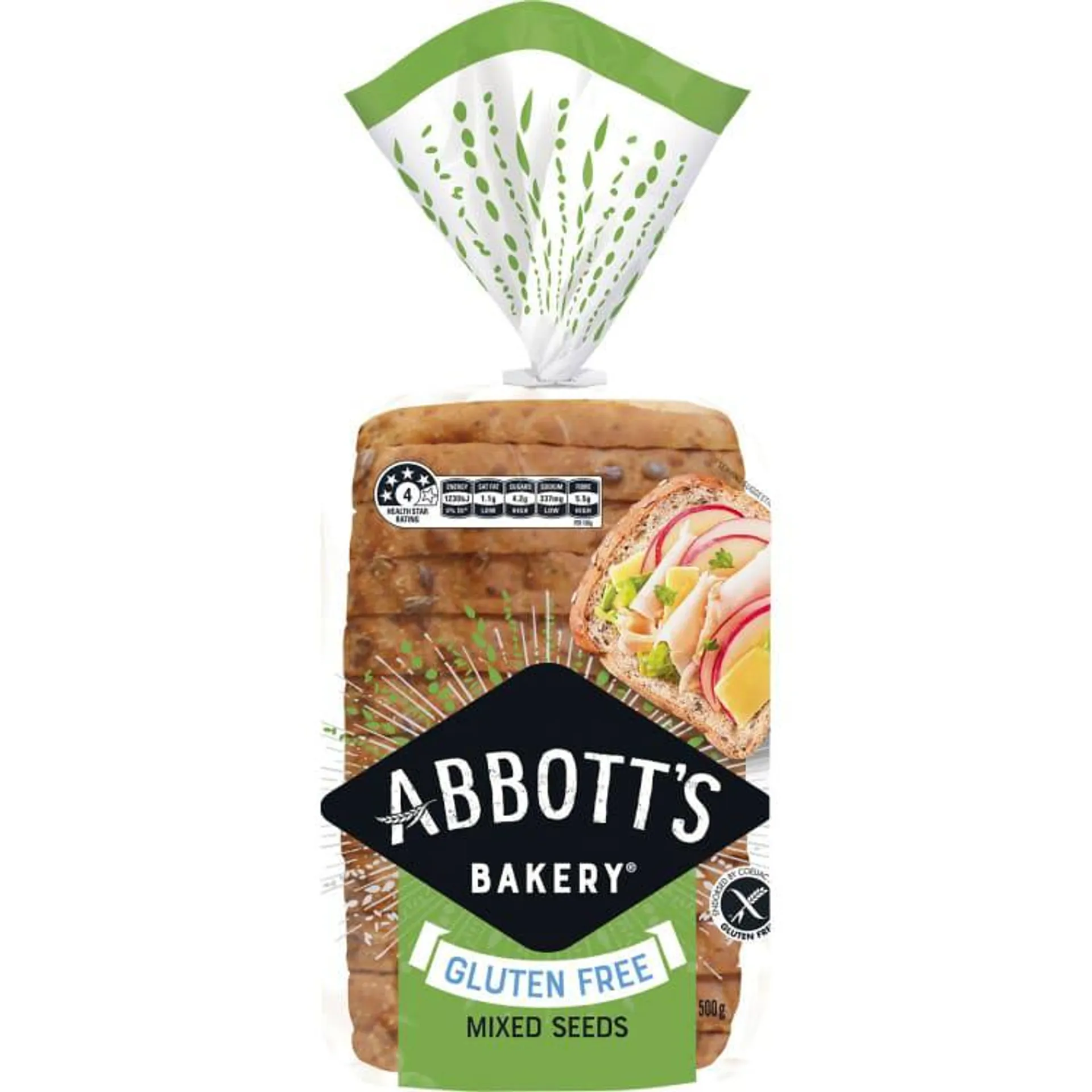 Abbott's Bakery Gluten Free Mixed Seeds Bread