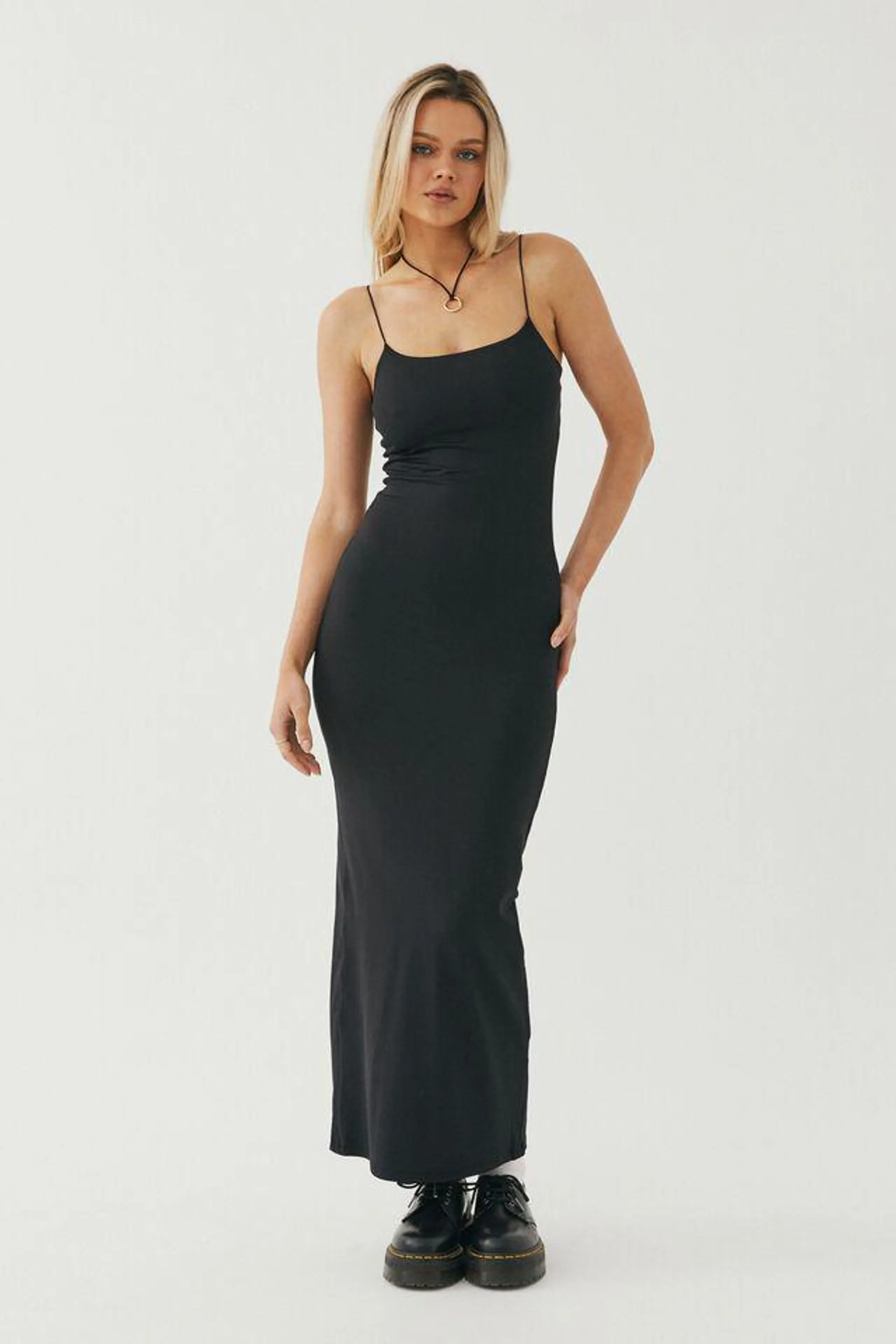 Luxe Sleeveless Maxi Dress