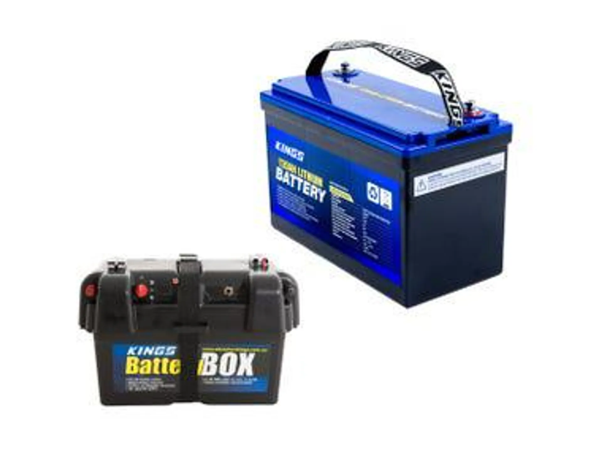 Kings 12V 120Ah Lithium Battery + Battery Box