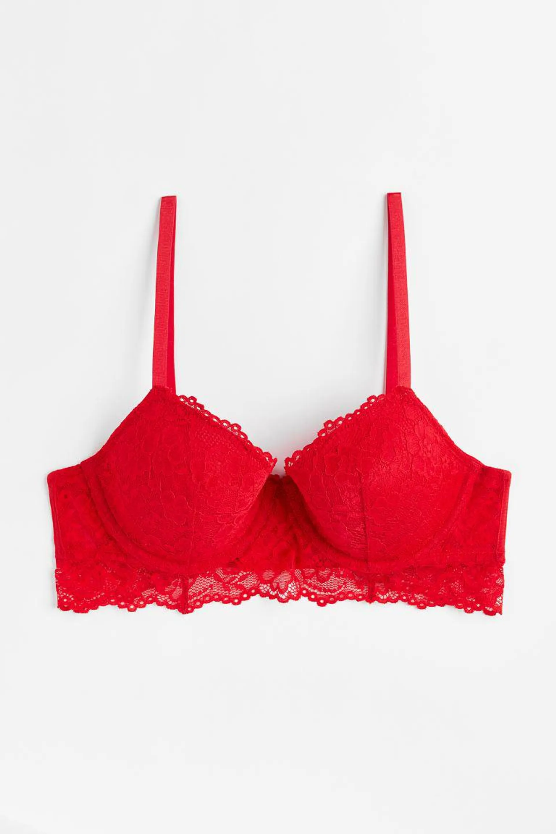 Padded Underwire Lace Bra