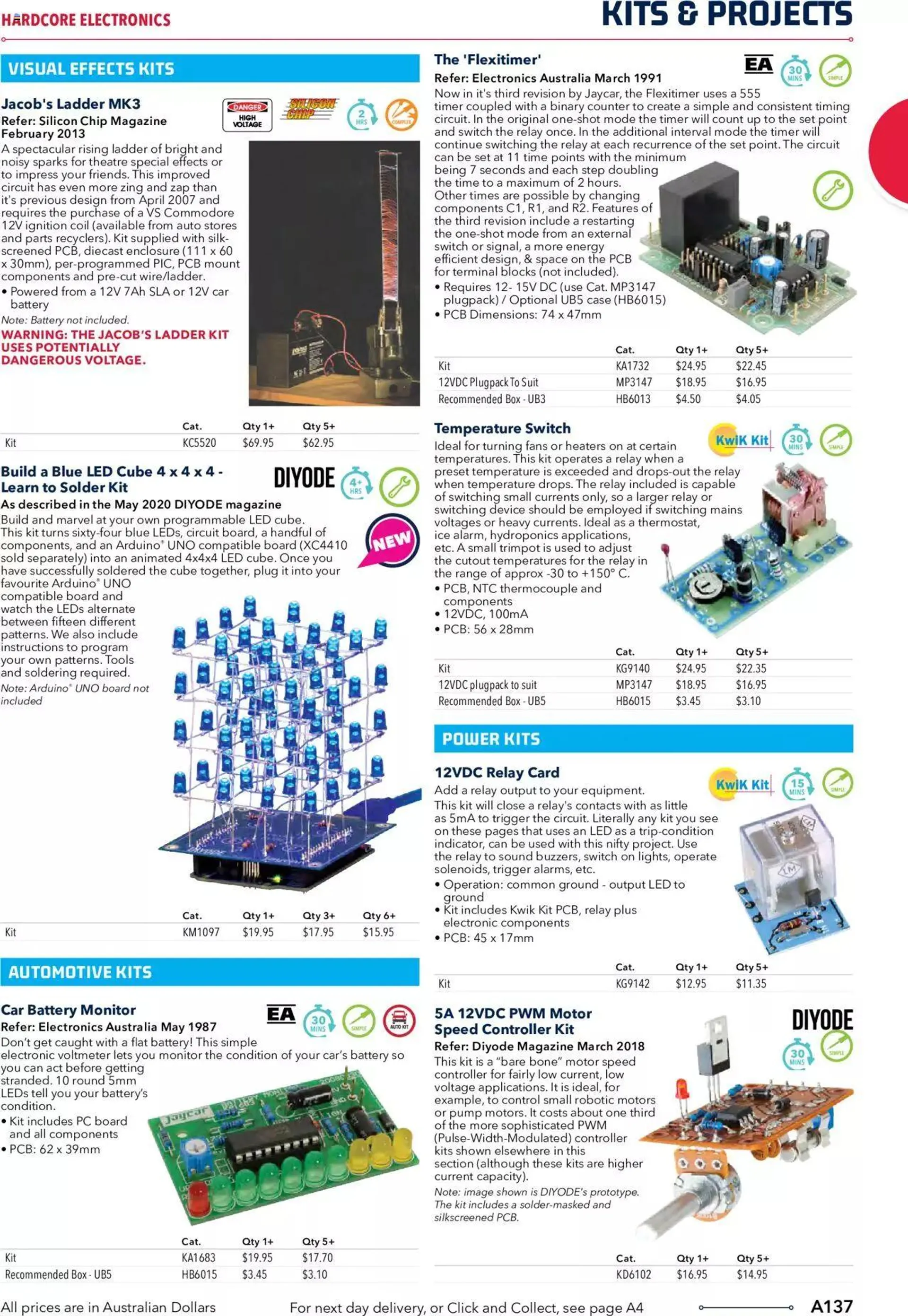 Jaycar Engineering And Scientific Catalogue Back - Catalogue valid from 27 October to 31 January 2024 - page 137