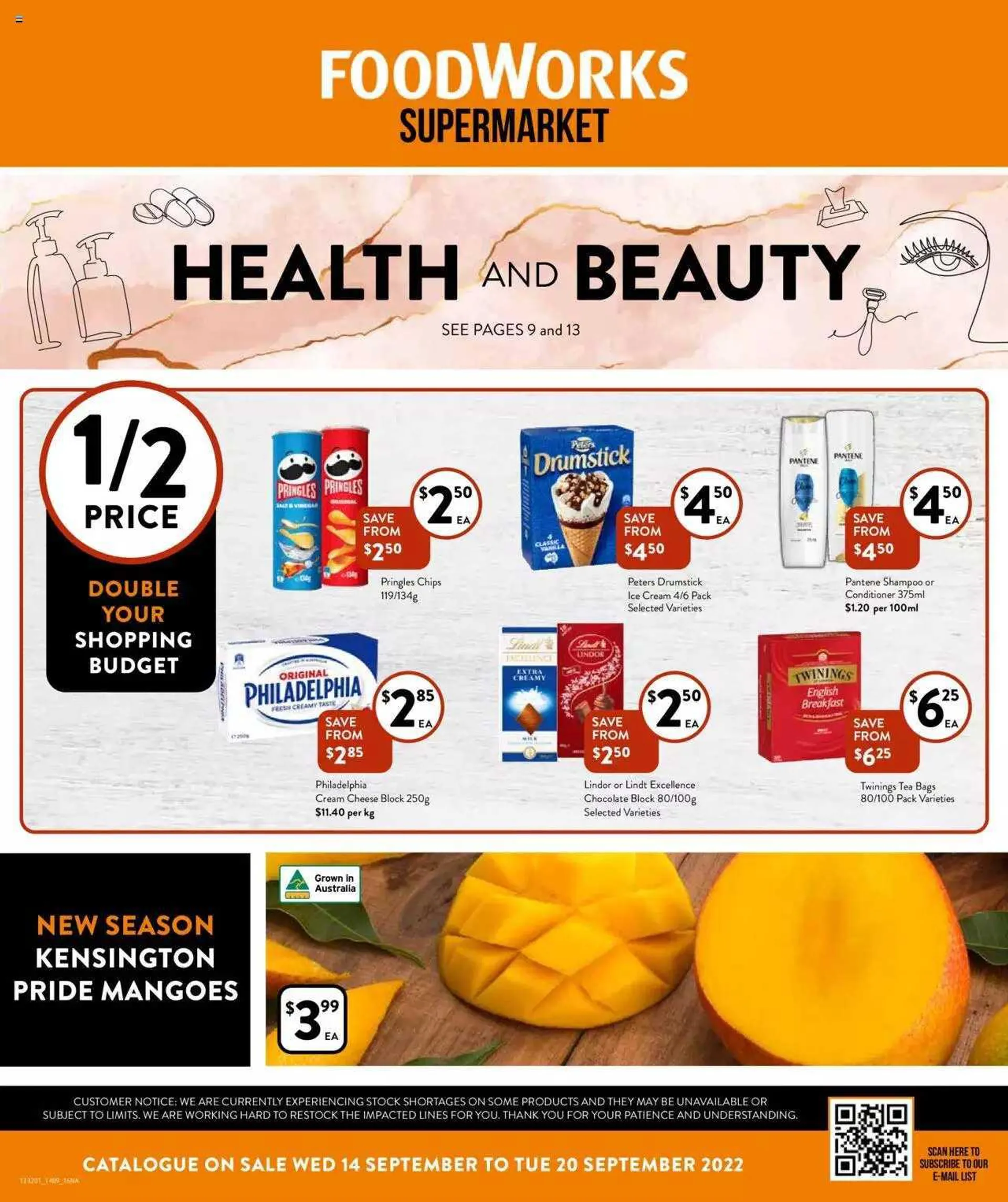 FoodWorks Catalogue - 1