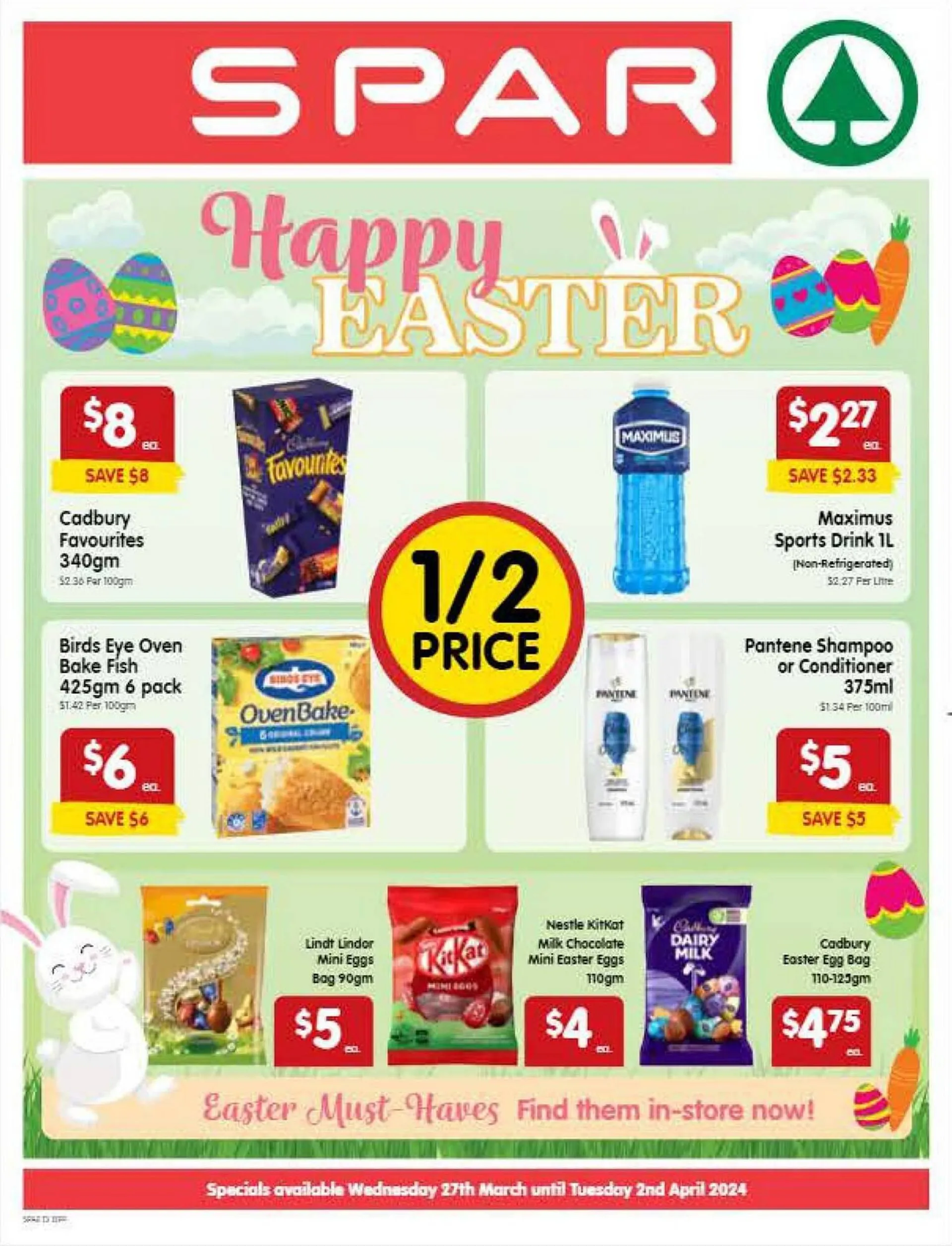 Spar catalogue - Catalogue valid from 27 March to 2 April 2024 - page 1