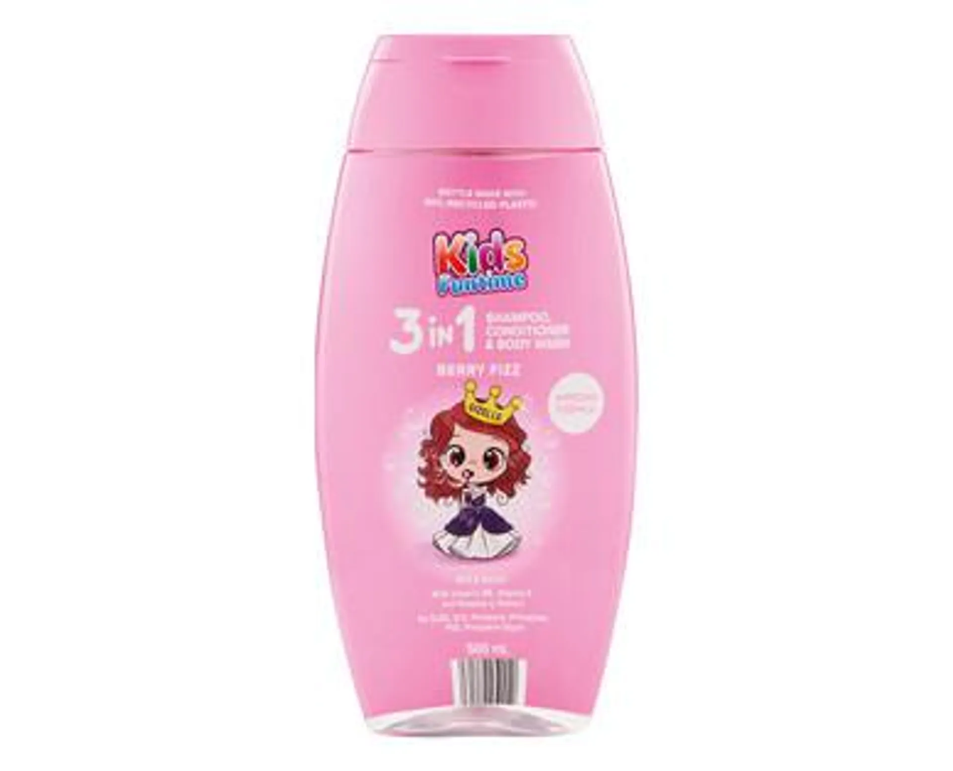 Kids Funtime 3 in 1 Shampoo, Conditioner & Bodywash 500ml