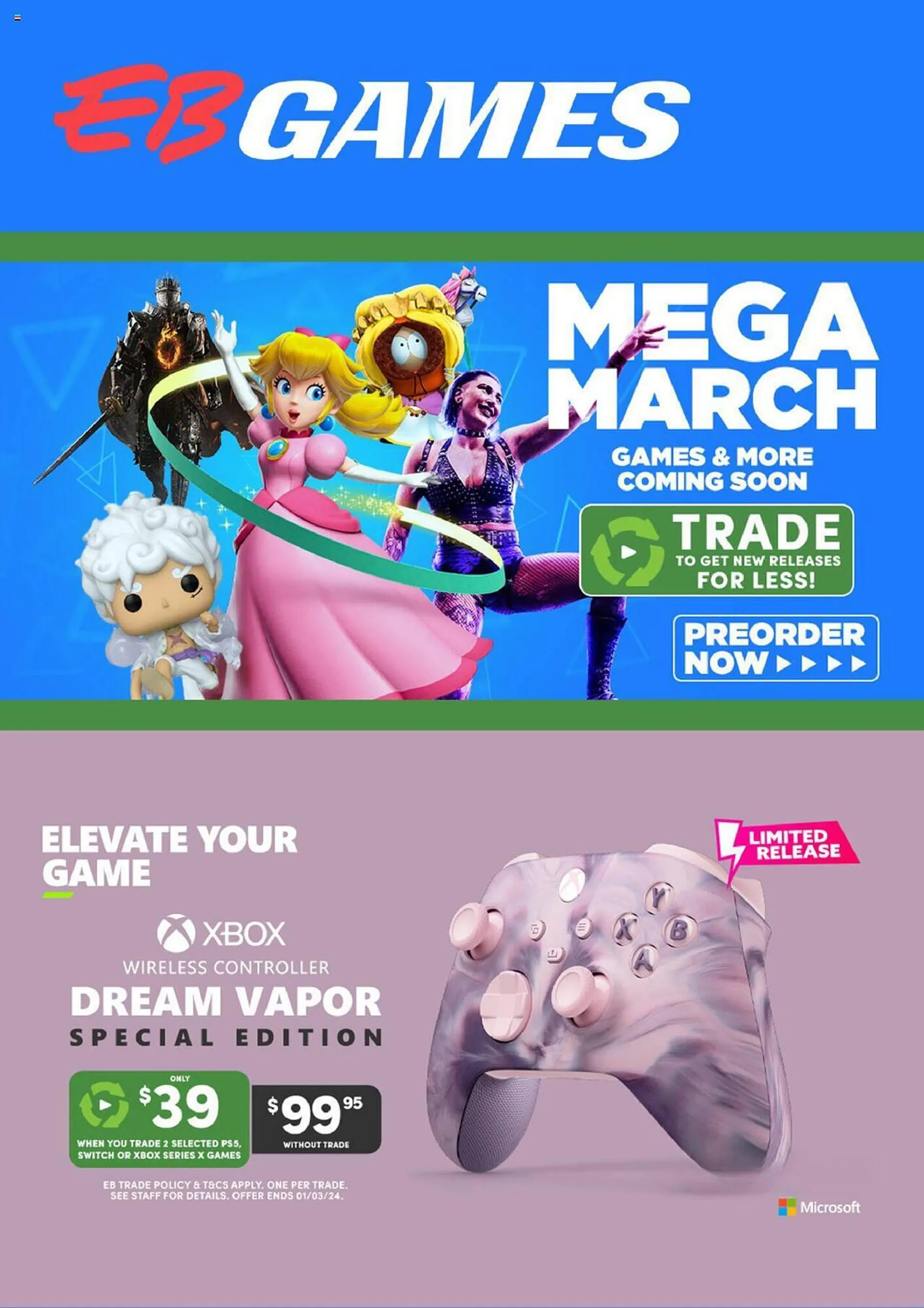 EB Games catalogue - Catalogue valid from 23 February to 5 April 2024 - page 1