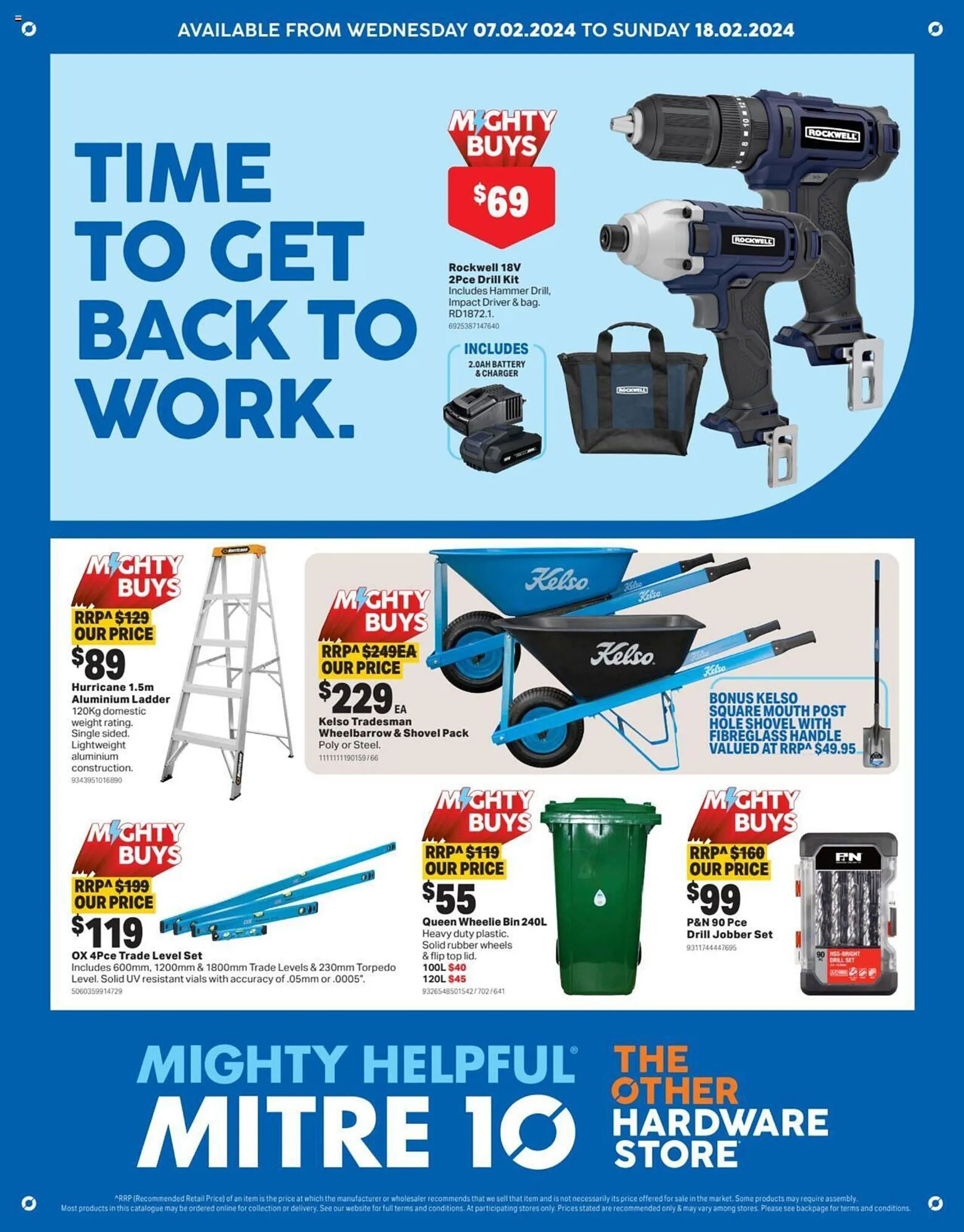Mitre 10 catalogue - Catalogue valid from 7 February to 18 February 2024 - page 