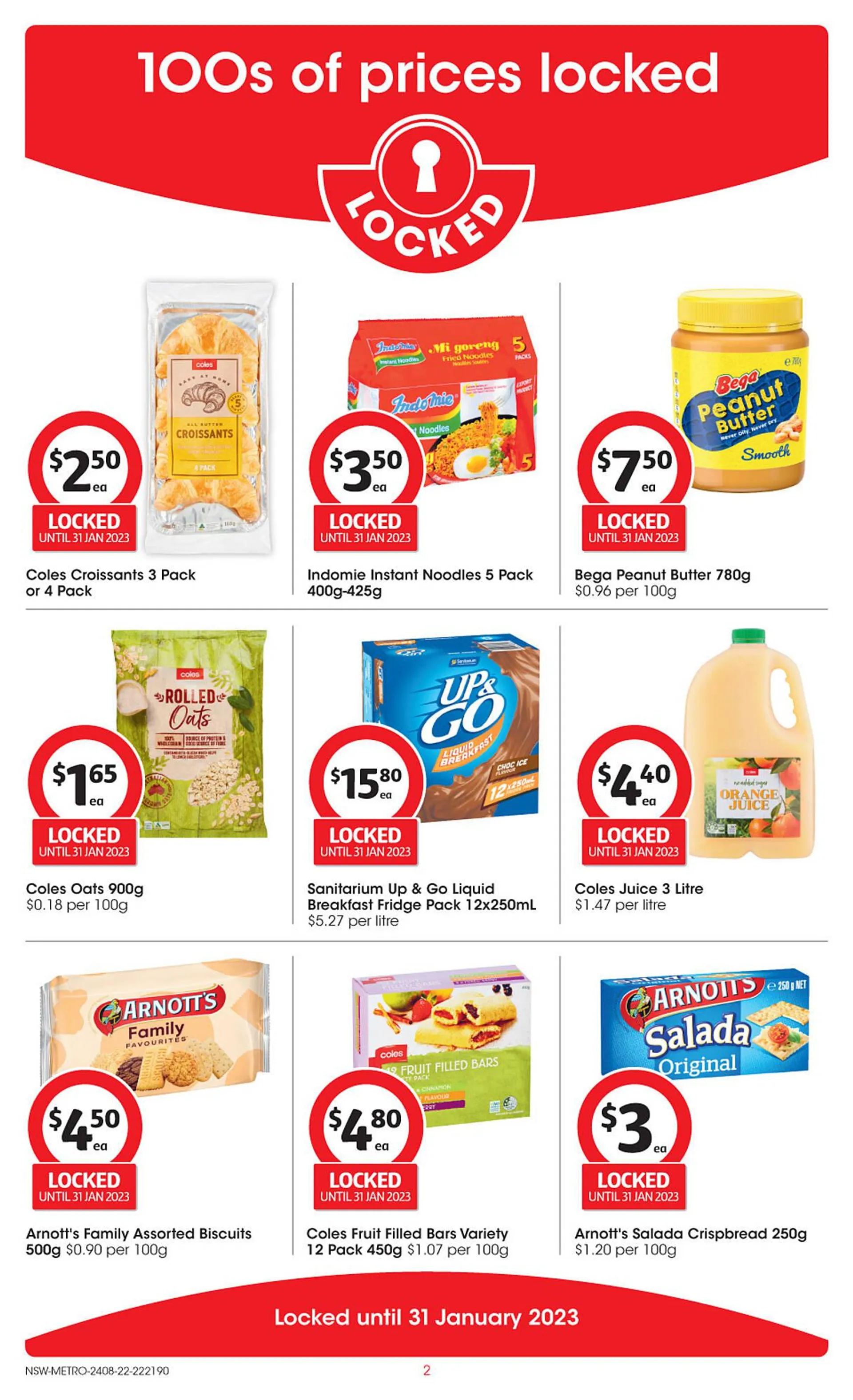 Coles catalogue - 100s of Prices Locked - 2