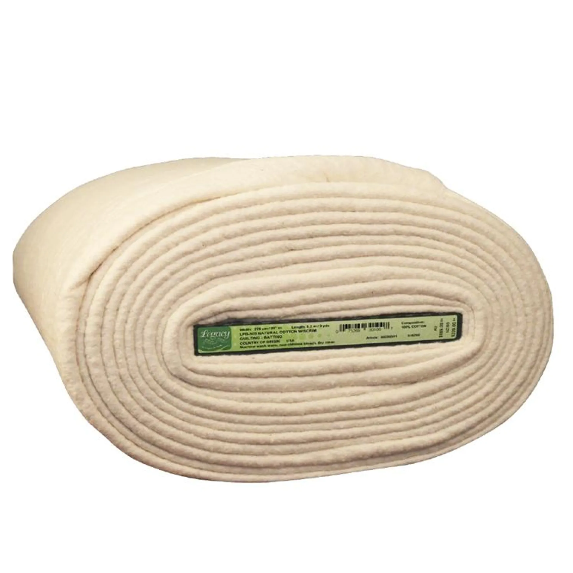 Legacy Cotton Wadding Grab N Go Board Natural 8.2 x 2.28 m