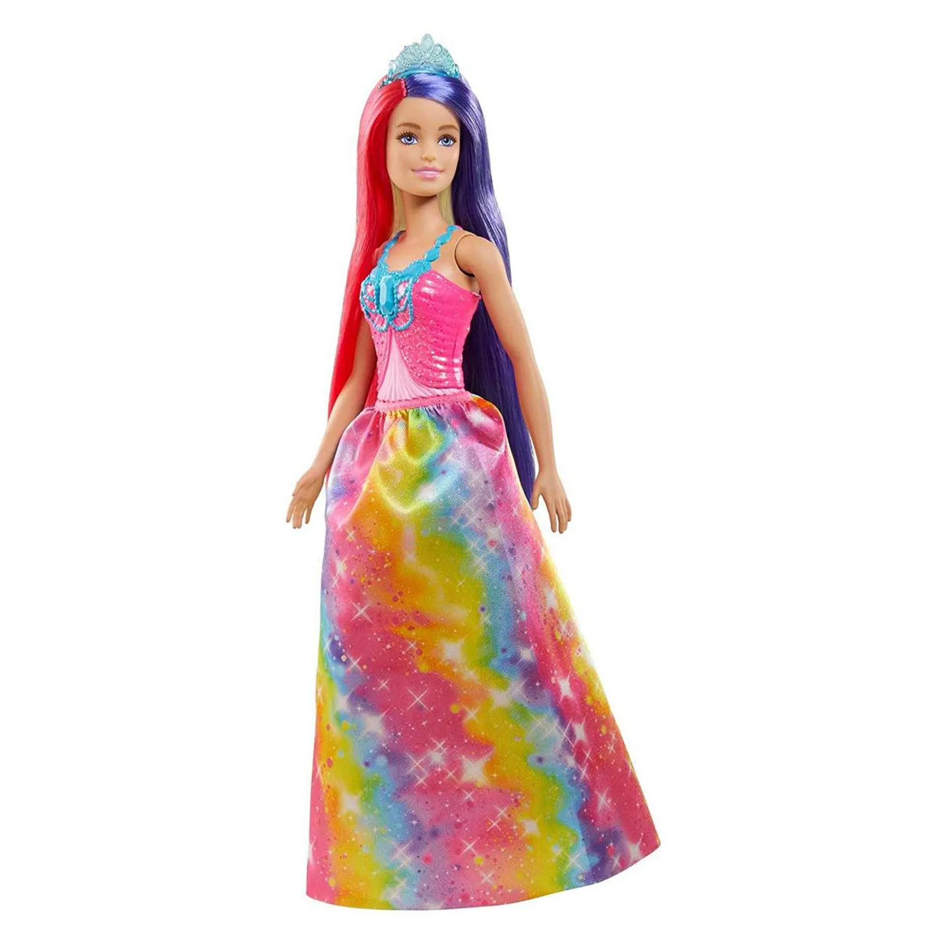 Barbie Dreamtopia Princess Doll with Two-Tone Fantasy Hair and Accessories