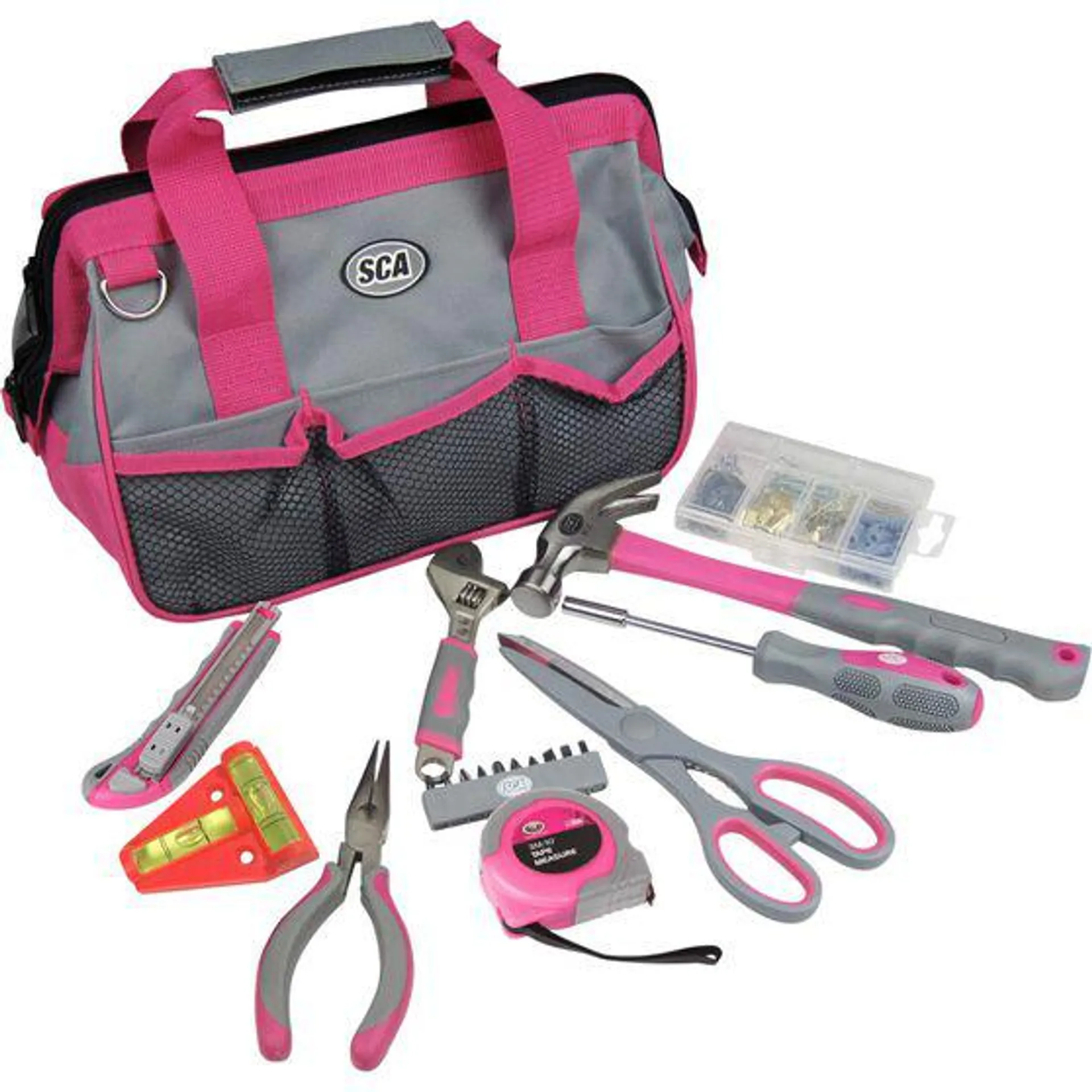 SCA Tool Bag Kit 20 Piece Pink