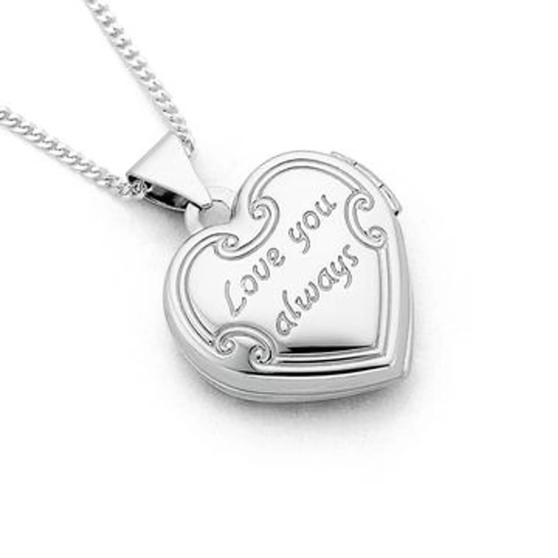 Sterling Silver Heart Locket