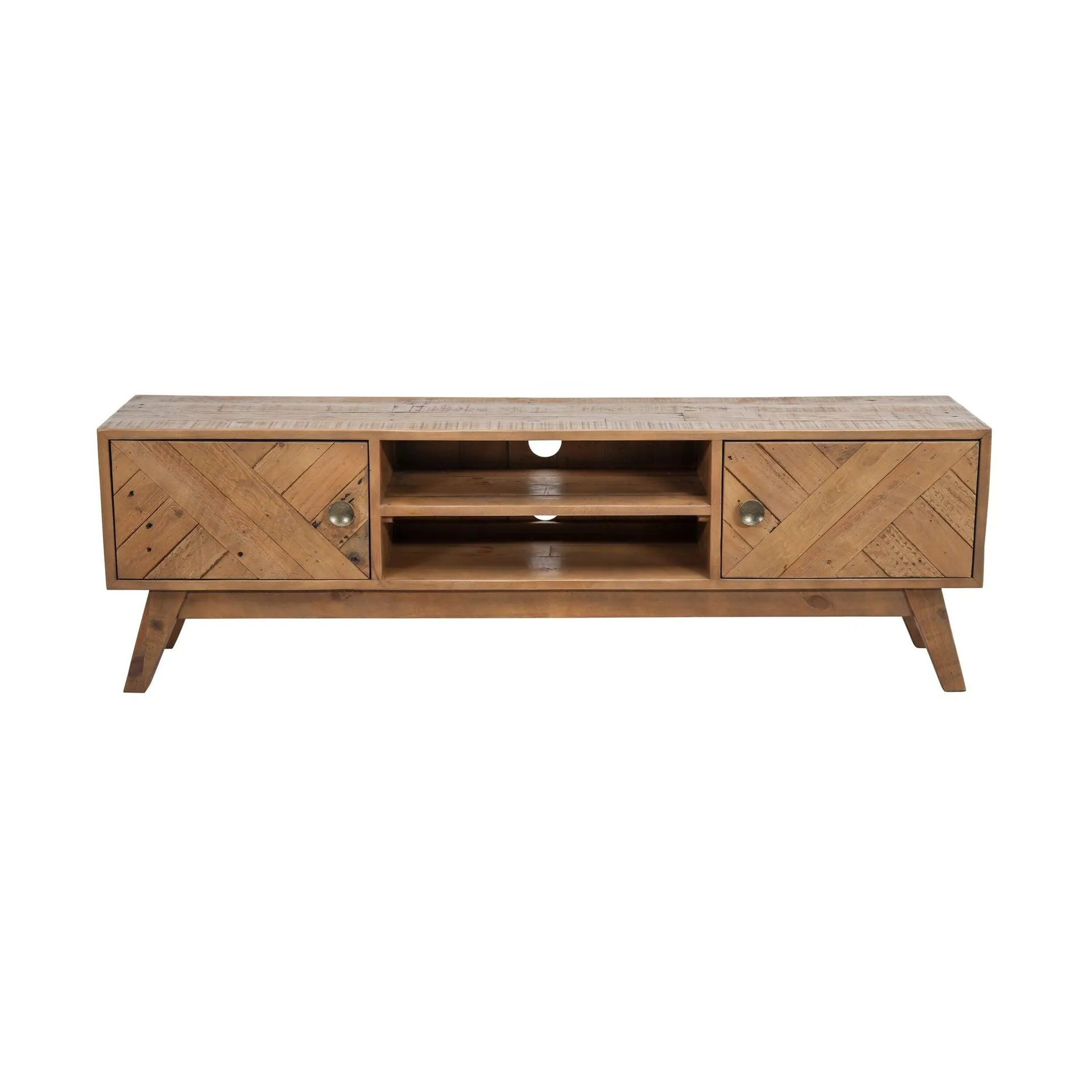 Dawson Reclaimed Timber 2 Door TV Unit