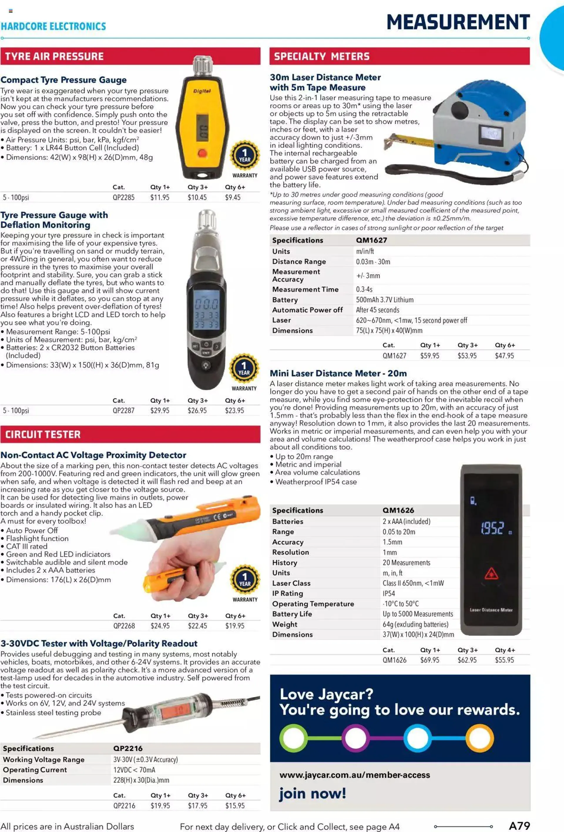 Jaycar Engineering And Scientific Catalogue Back - Catalogue valid from 27 October to 31 January 2024 - page 79