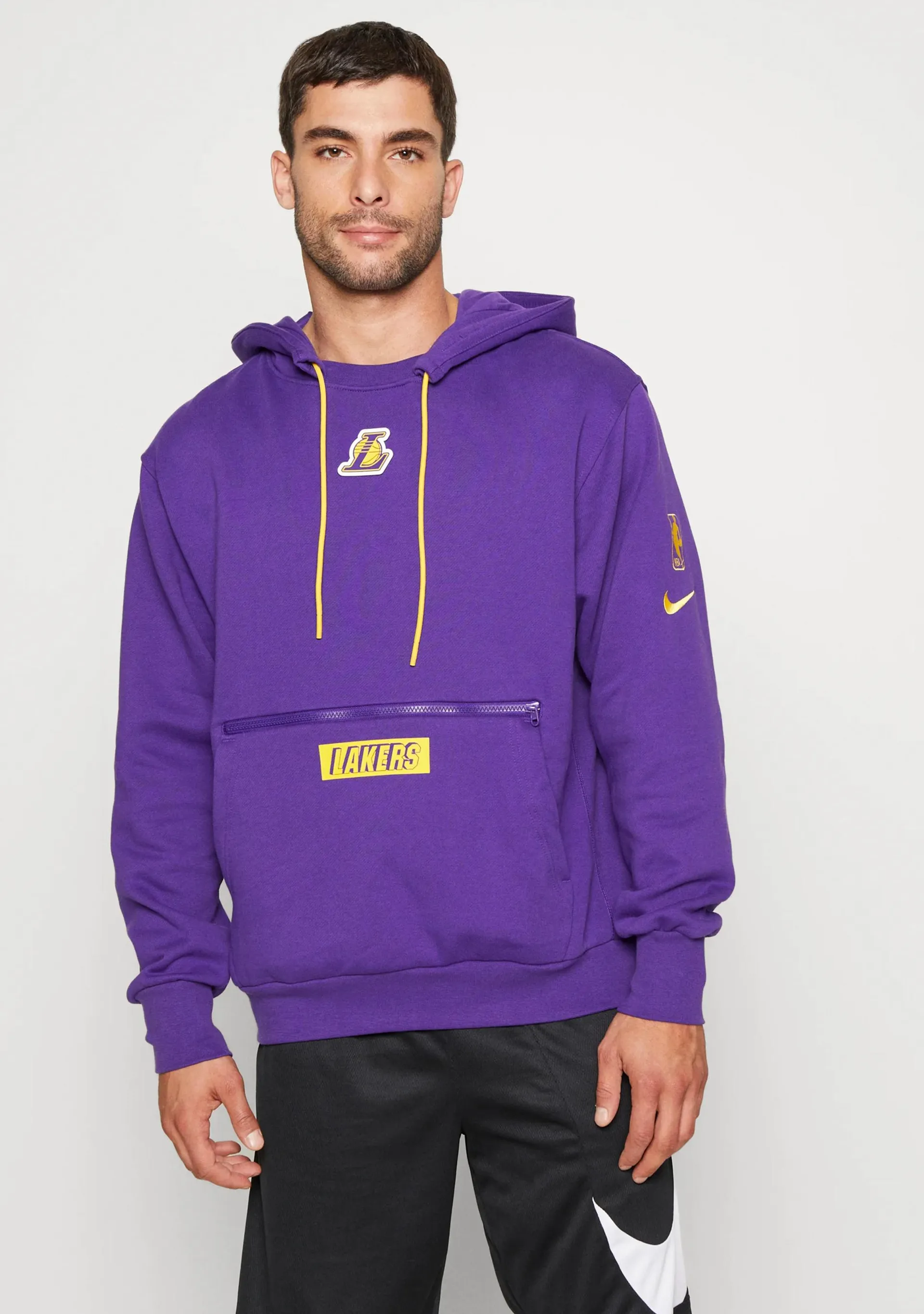 Nike Mens LA Lakers Court-side NBA Fleece Hoodie DN4706 504