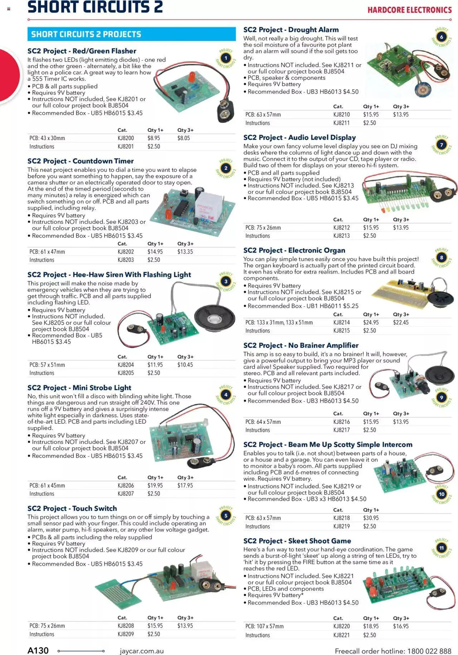 Jaycar Engineering And Scientific Catalogue Back - Catalogue valid from 27 October to 31 January 2024 - page 130