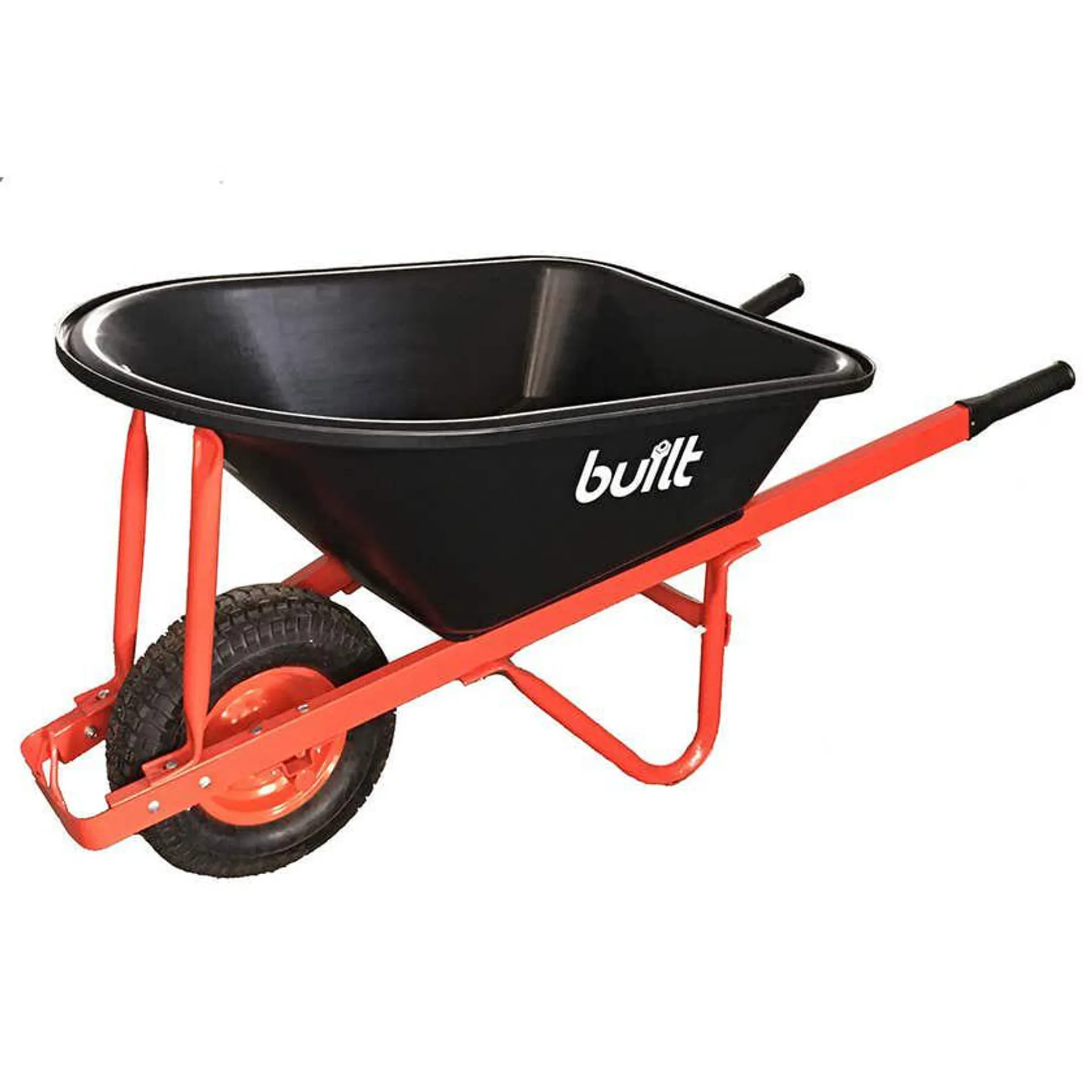 Built Heavy Duty Poly Tray Wheelbarrow 100L