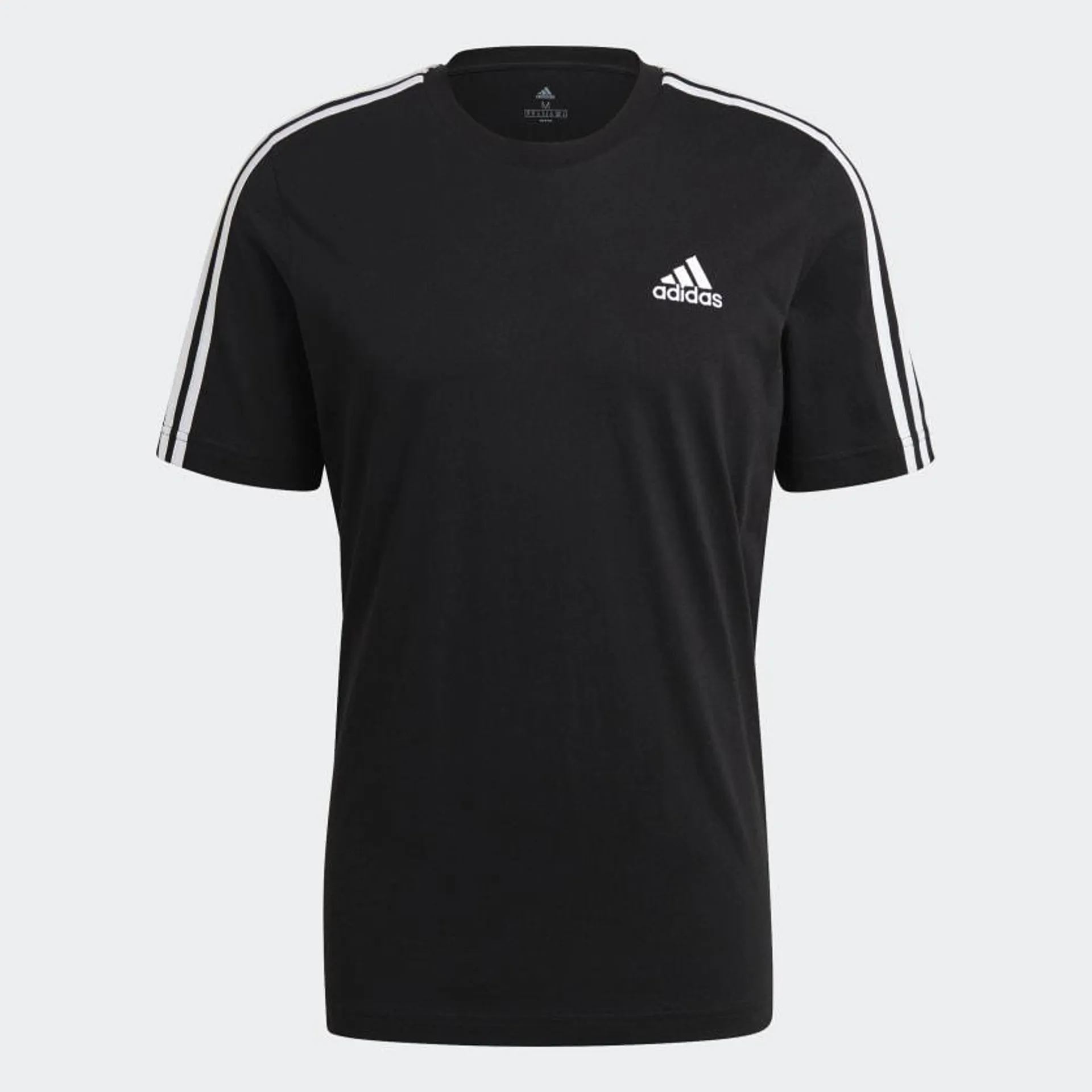Adidas Essentials 3-Stripes Tee - Mens - Black