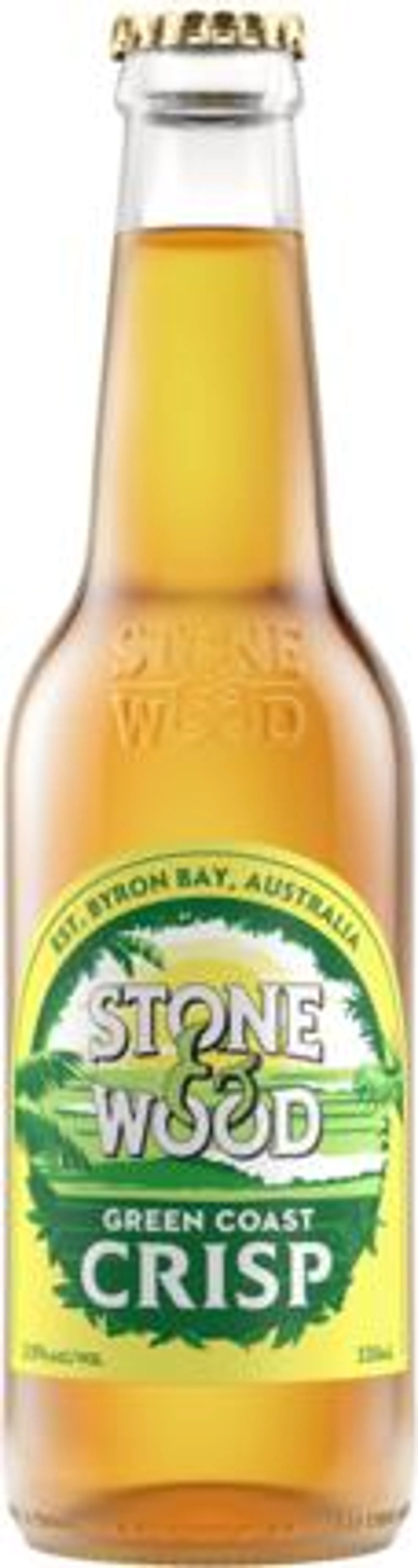 Stone & Wood Green Coast Crisp Lager 3.5% Bottle 1X330ML