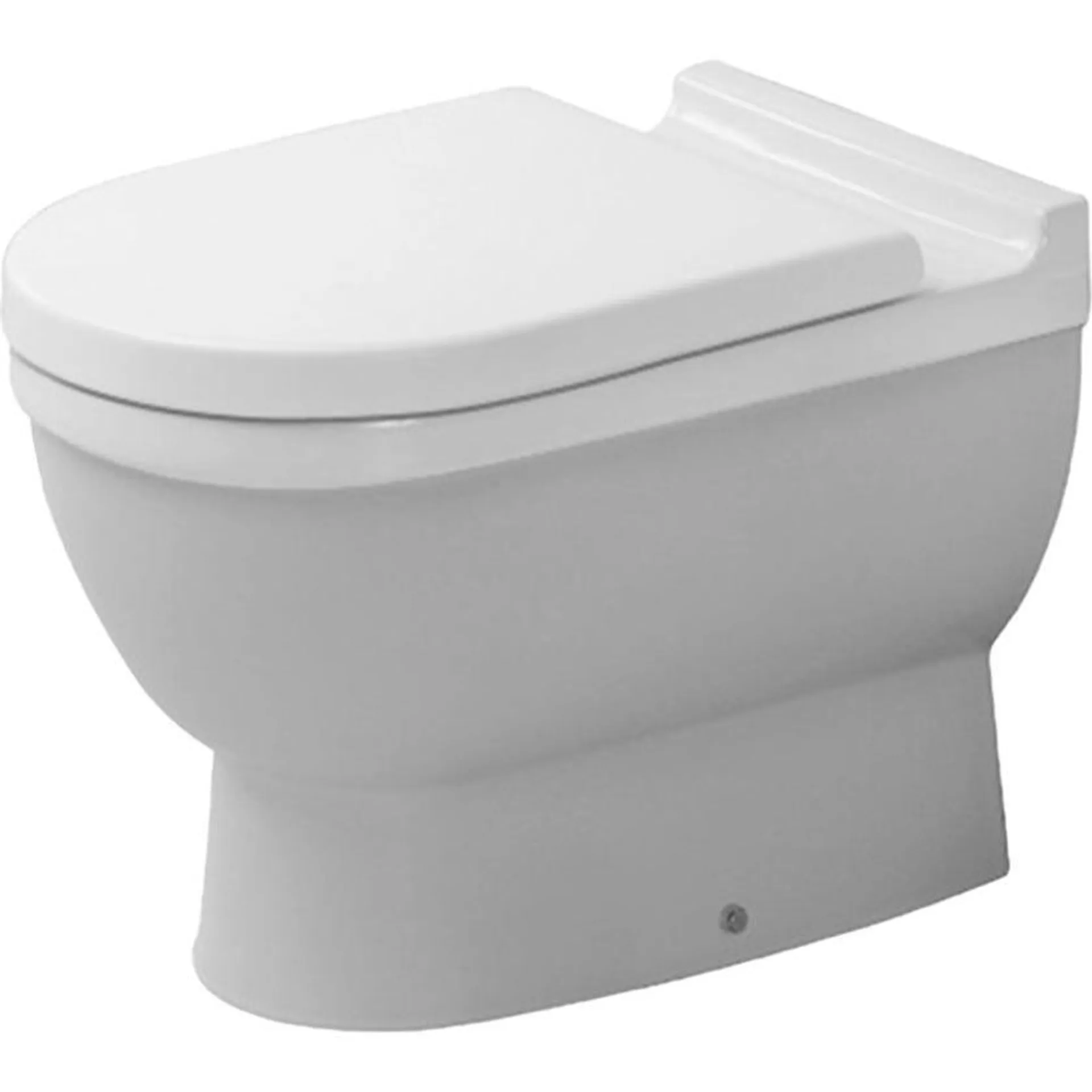 Duravit D1906700P Starck 3 Wall Faced Toilet - Back Entry / S Trap