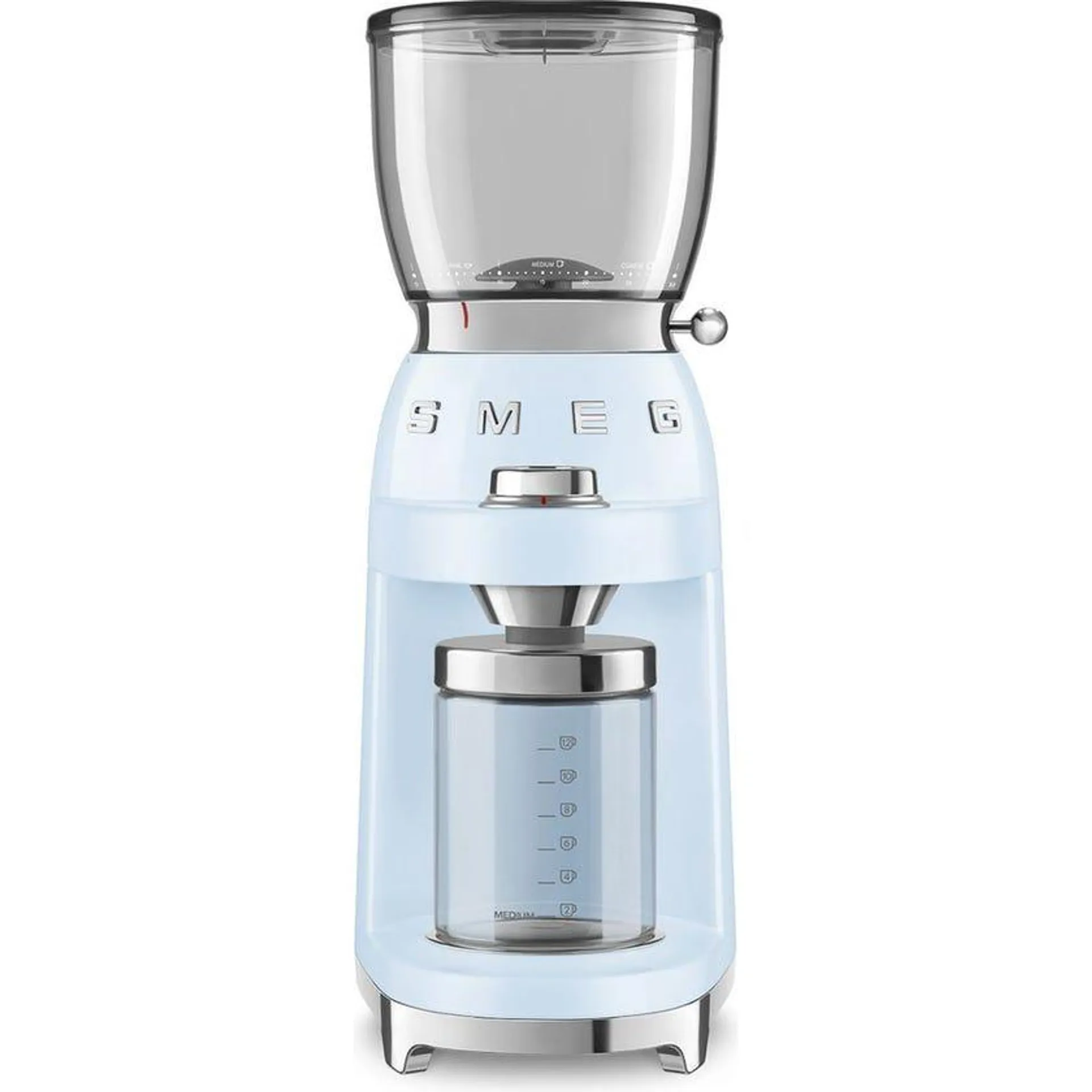 Smeg CGF01PBAU Pastel Blue Coffee Grinder