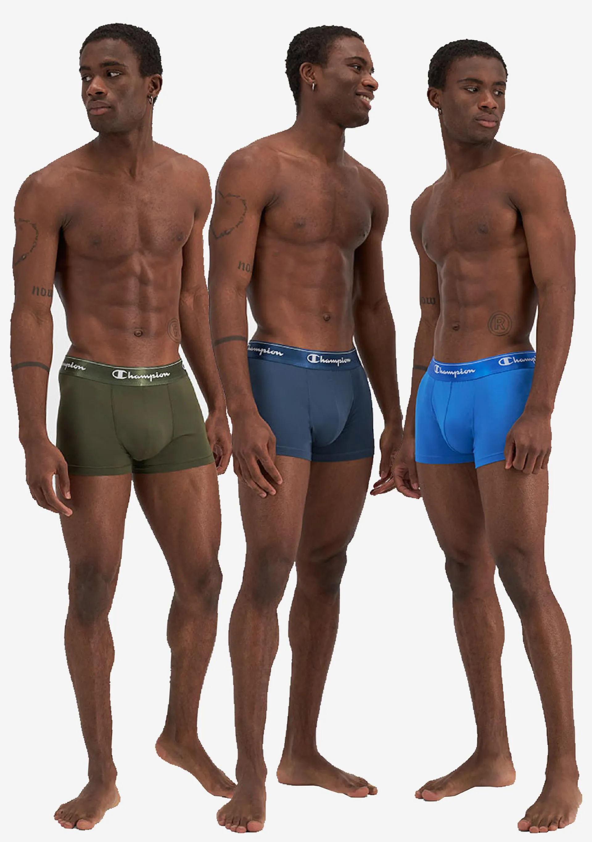 Champion Mens Microfibre Trunk 3Pack MWFNA 02K