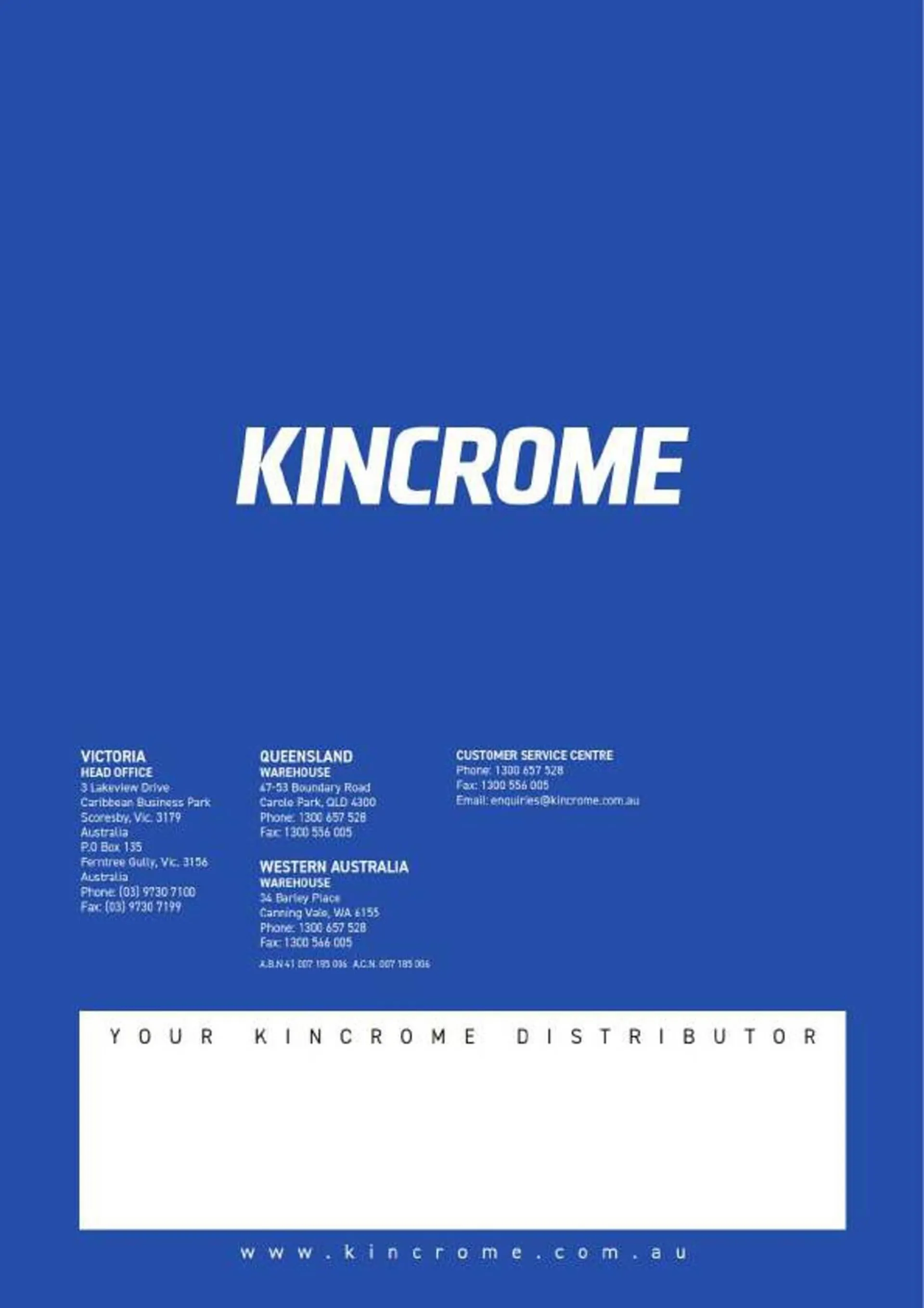 Kincrome catalogue - 496