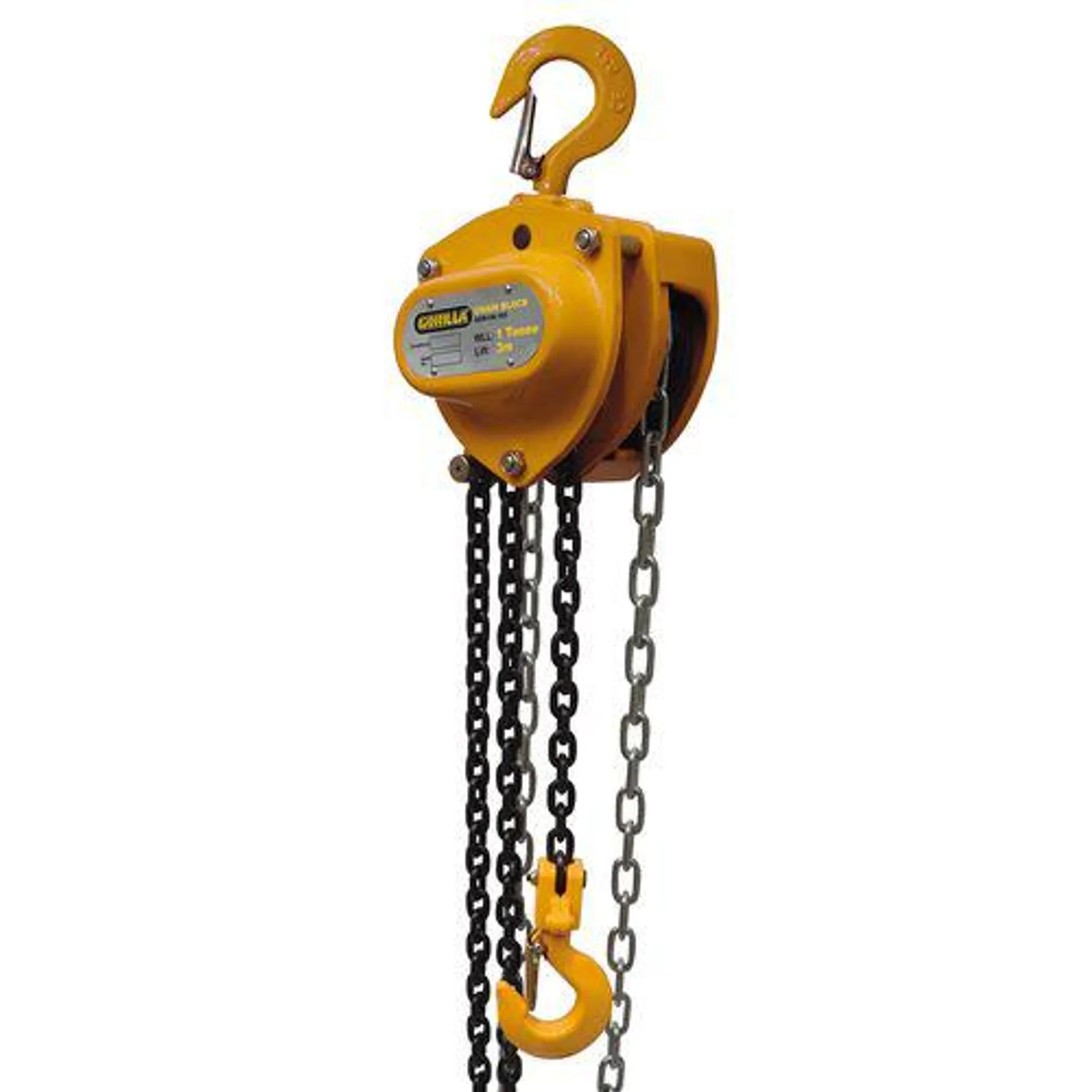 Gorilla 1000kg Chain Block With 3m Lift