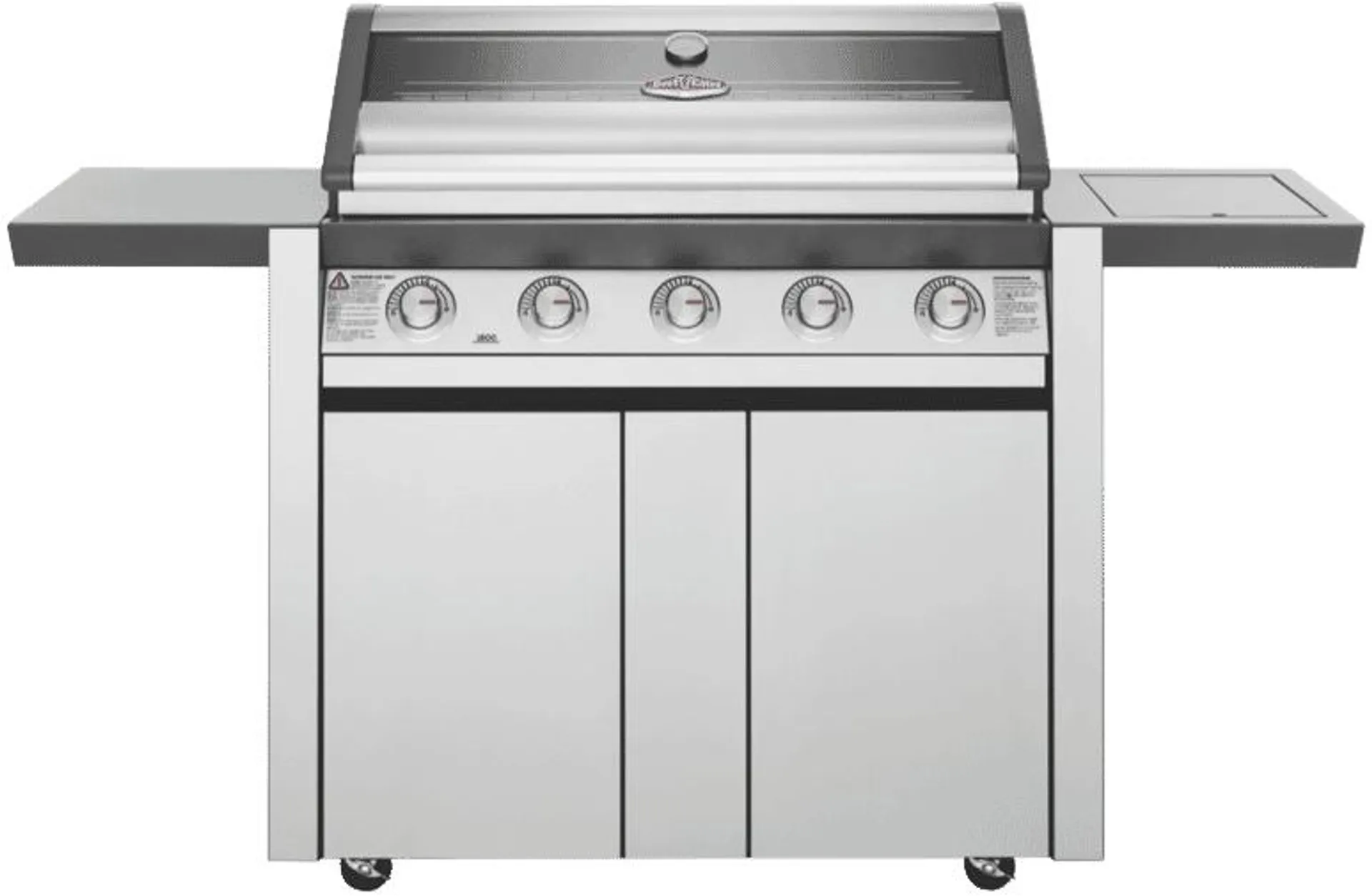 BeefEater 1600 Series SS 5 Burner BBQ & Trolley