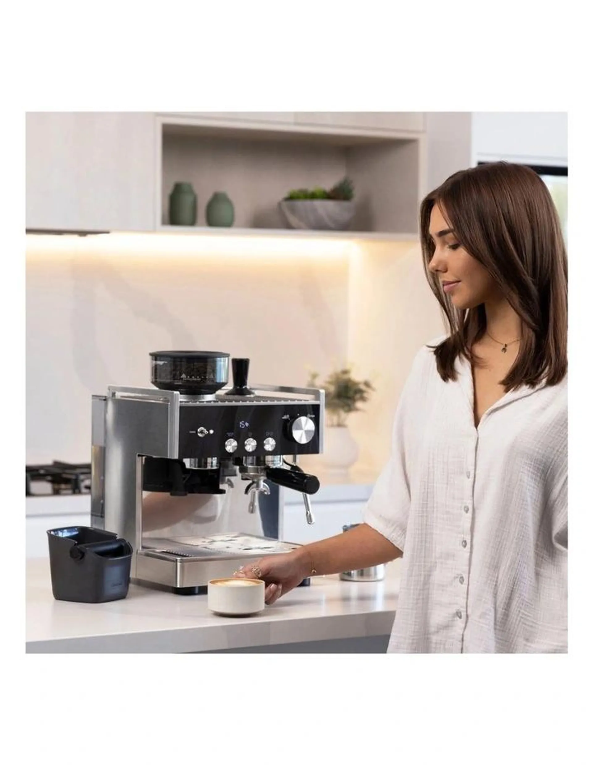 Origins Espresso Coffee Machine in Black