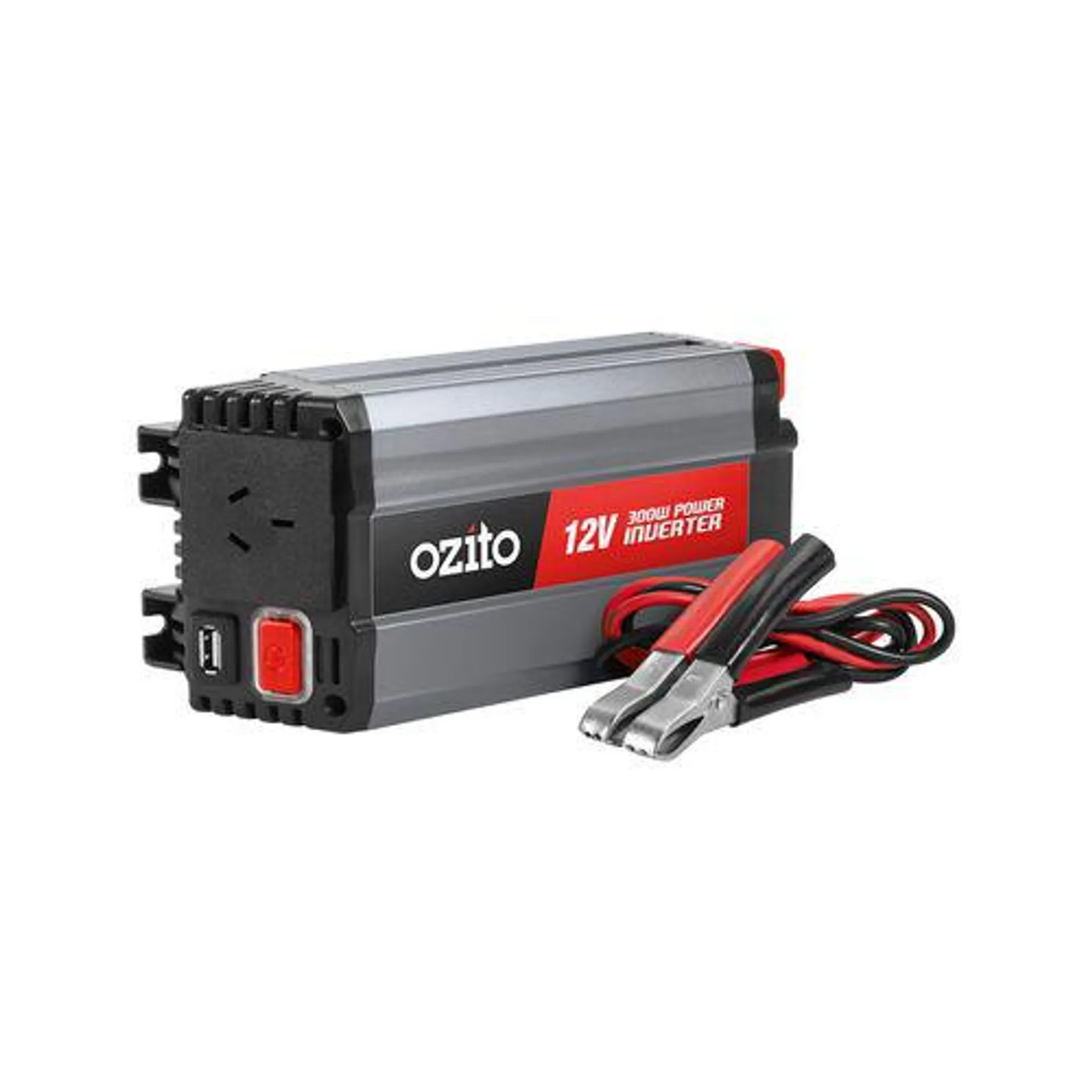 Ozito 12V 300W Power Inverter
