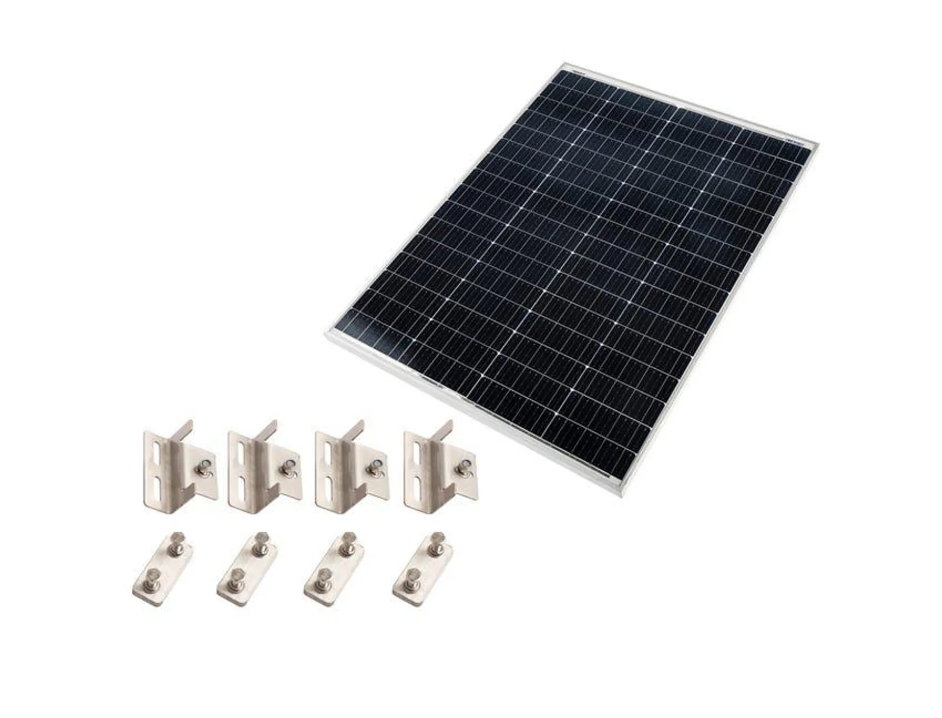 Kings 160w Fixed Solar Panel + Mounting Brackets