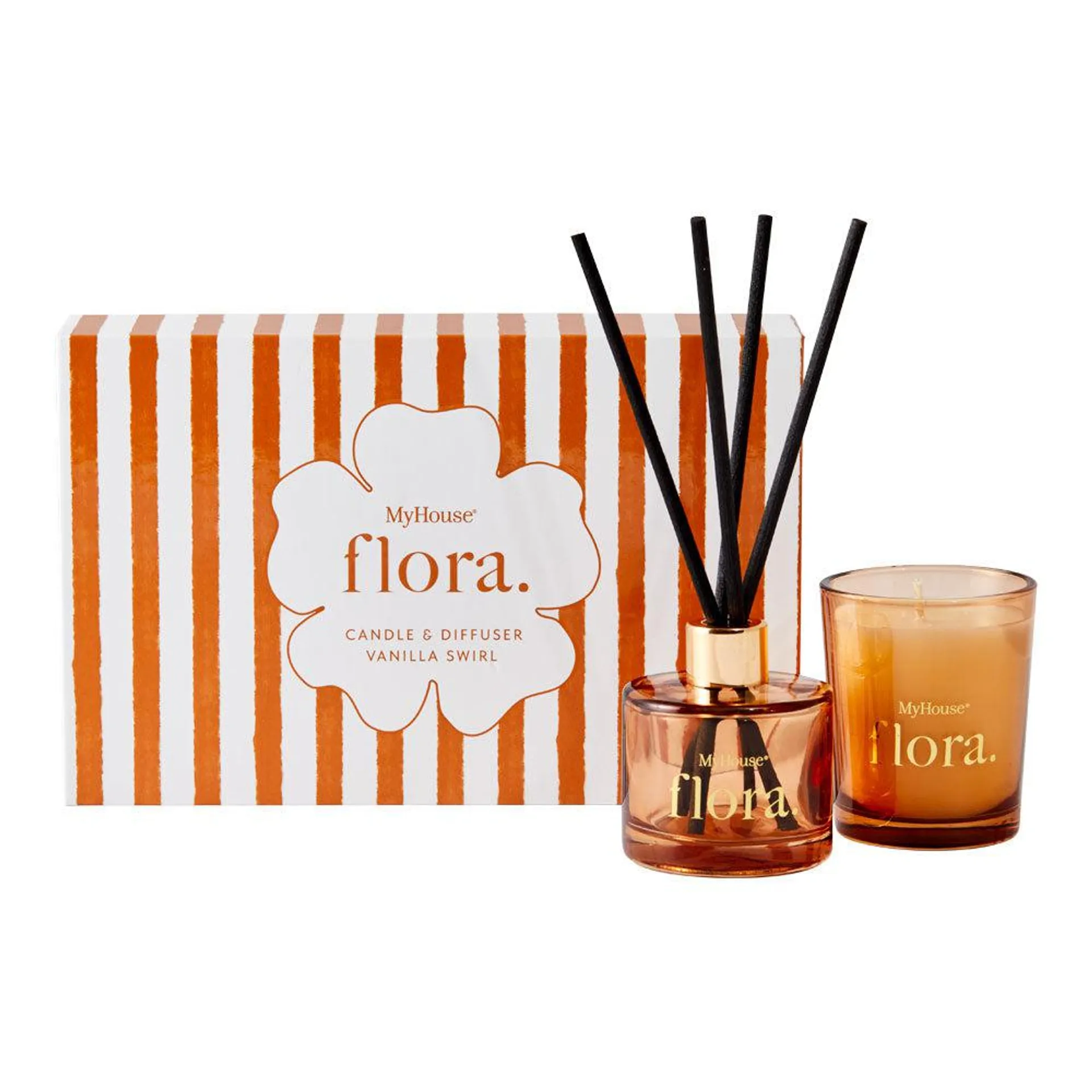 MyHouse Flora Candle and Diffuser Set