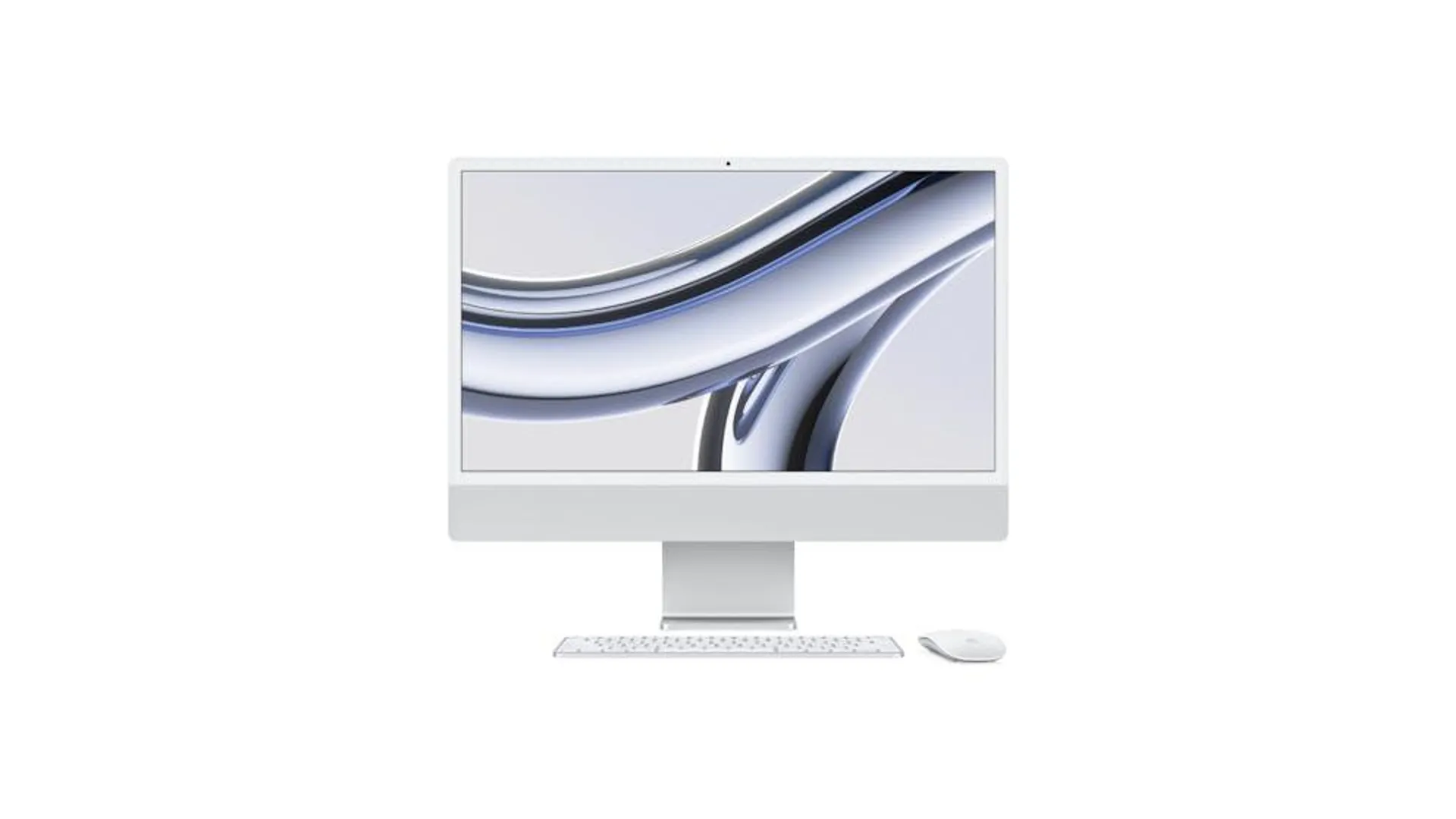 Apple 24-inch iMac M3/8GB/512GB SSD with Retina 4.5K Display + Touch ID Keyboard - Silver