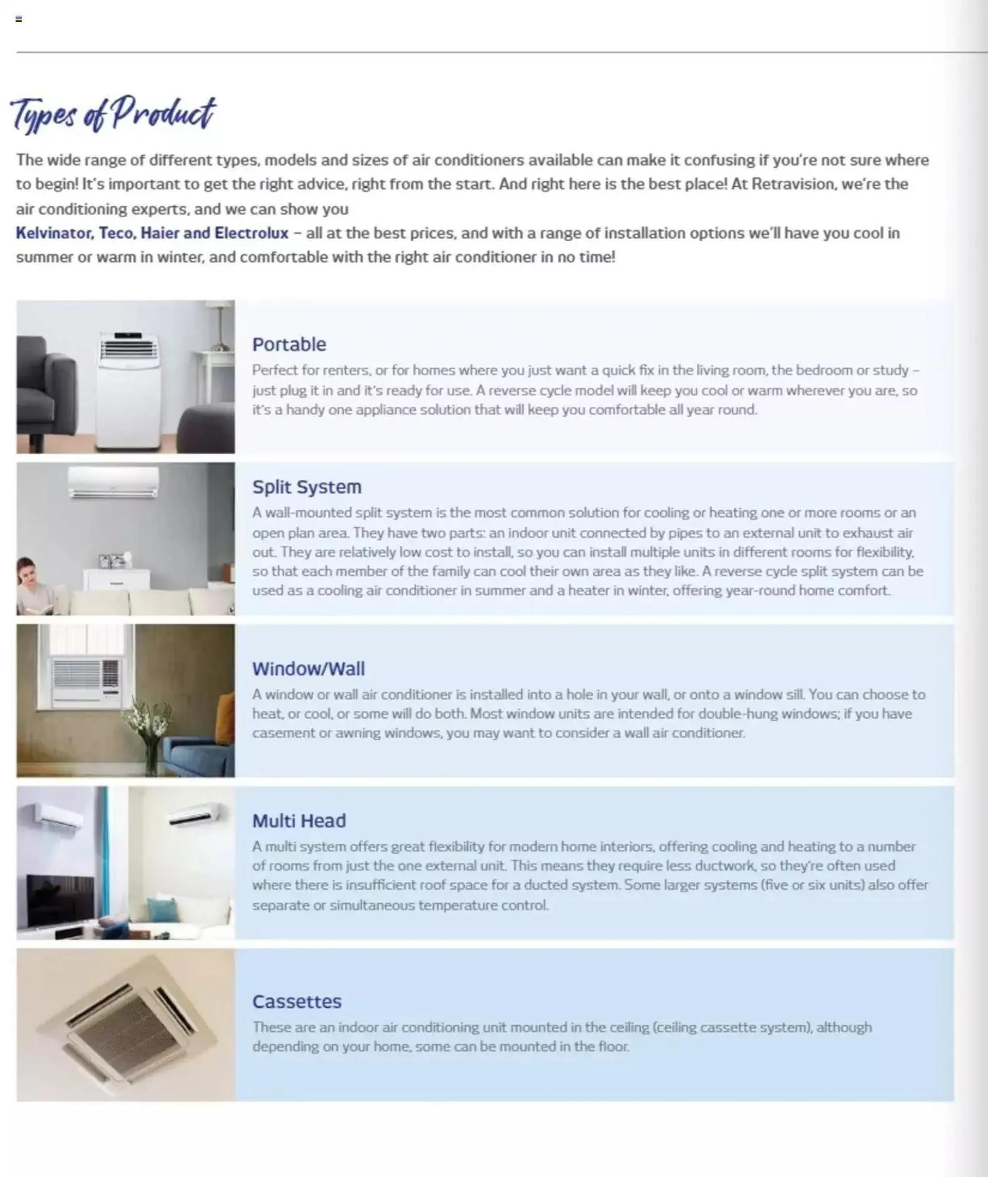 RetraVision Air Conditioning Buying Guide - 1